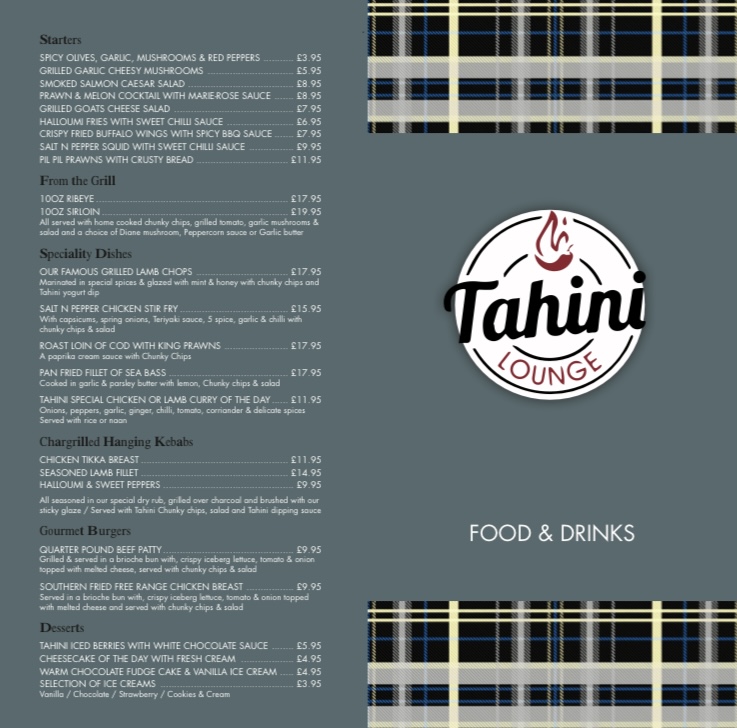 Tahini Lounge Bar & Grill