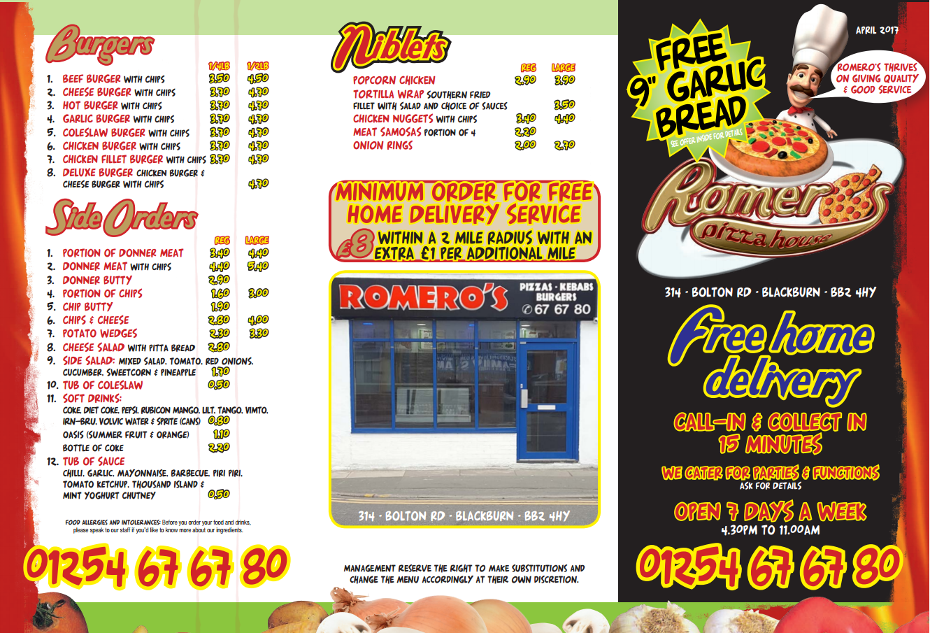 Romero's Pizza & Kebab Ewood