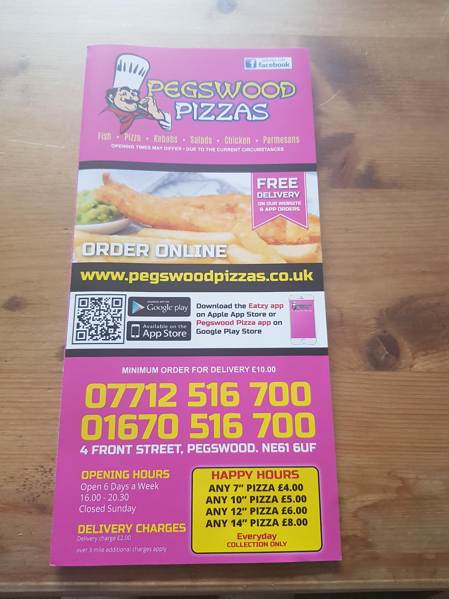 Pegswood Pizzas