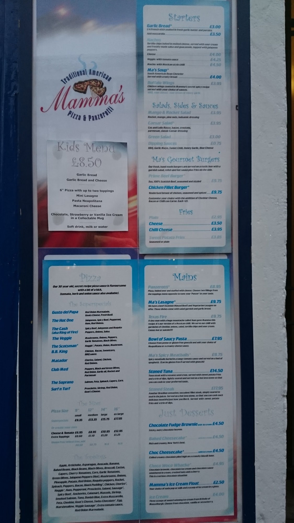 Mamma's American Pizza