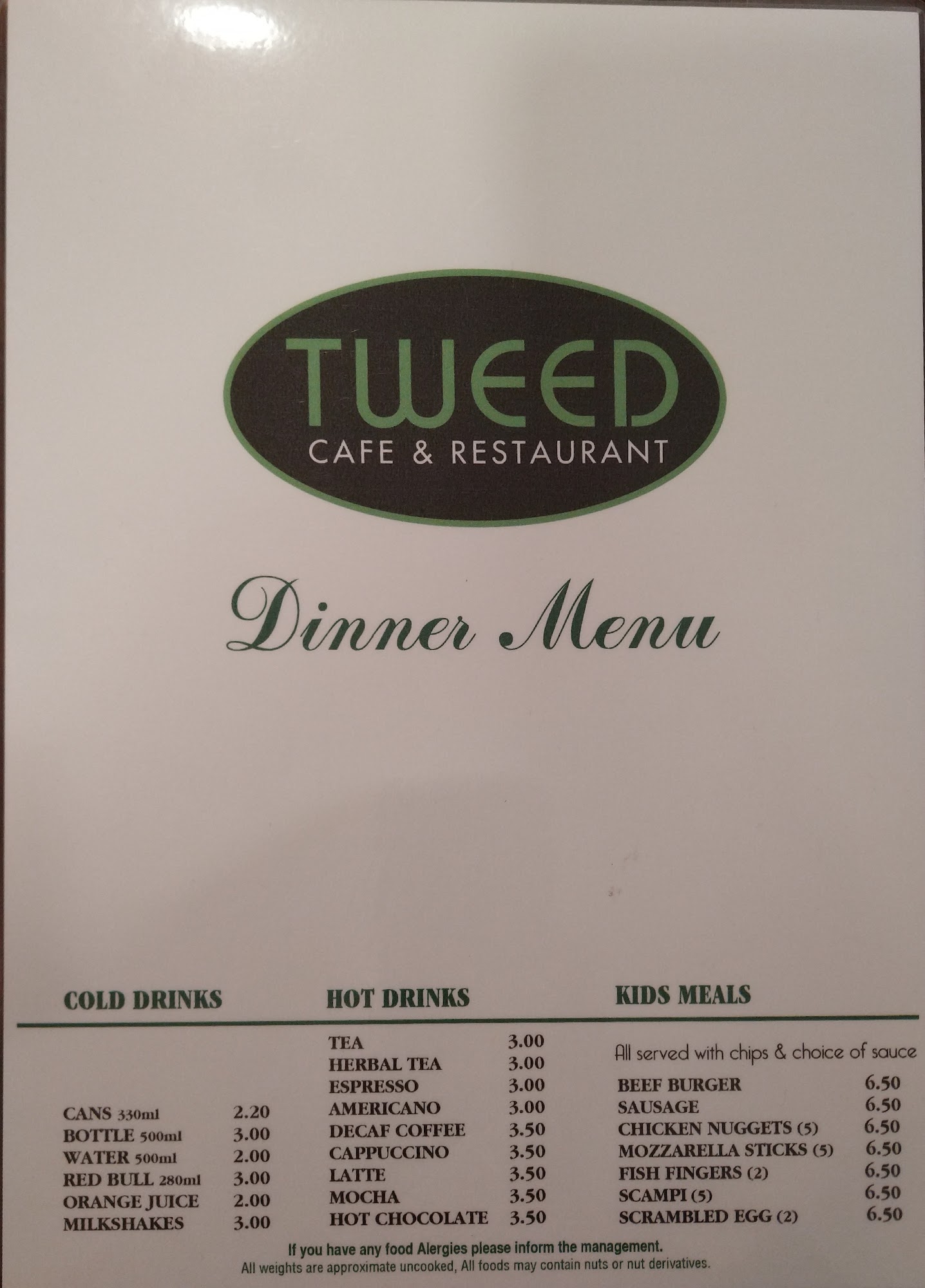 Tweed Cafe & Restaurant