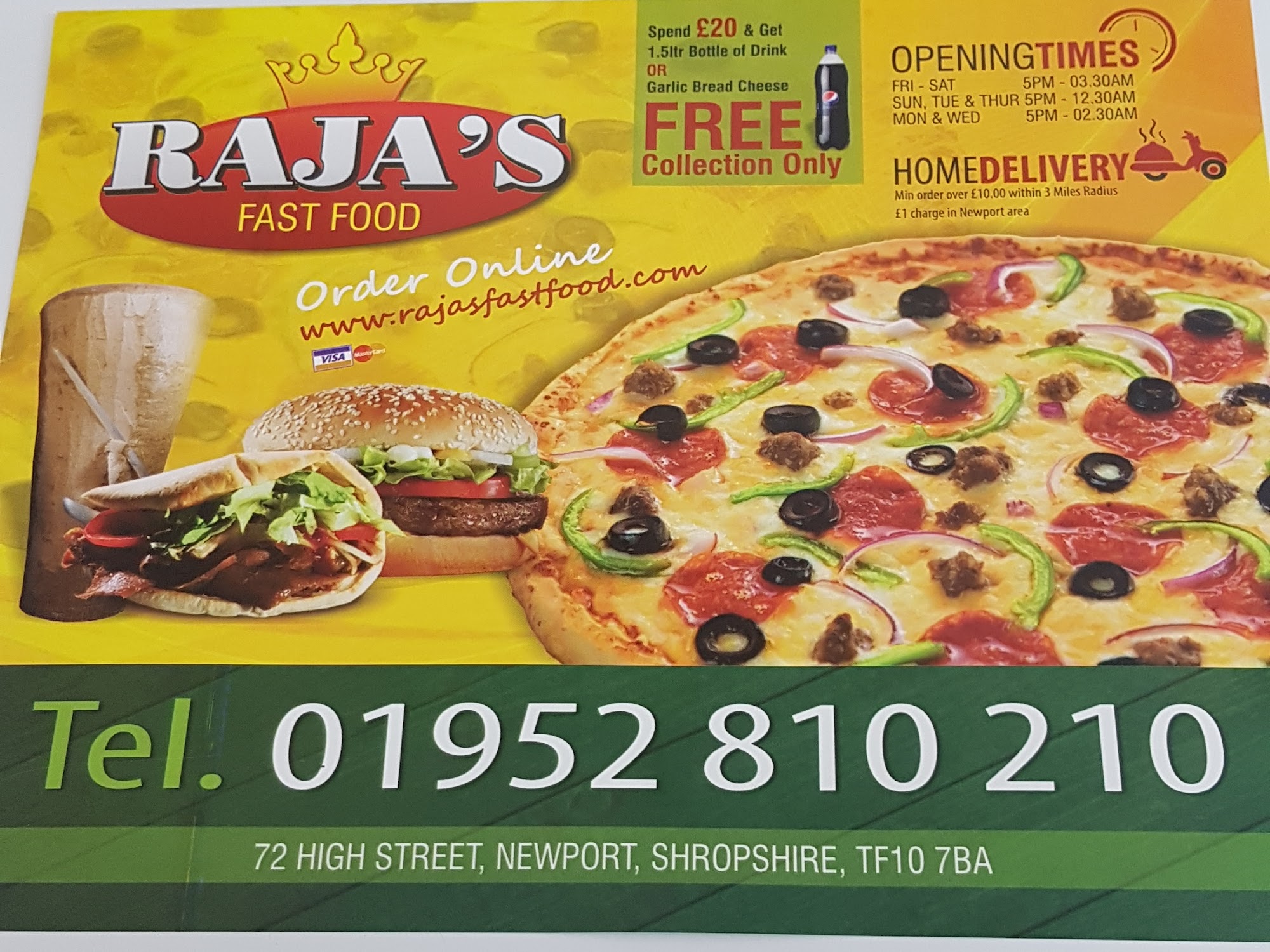 Raja's Kebab & Pizza Takeaway