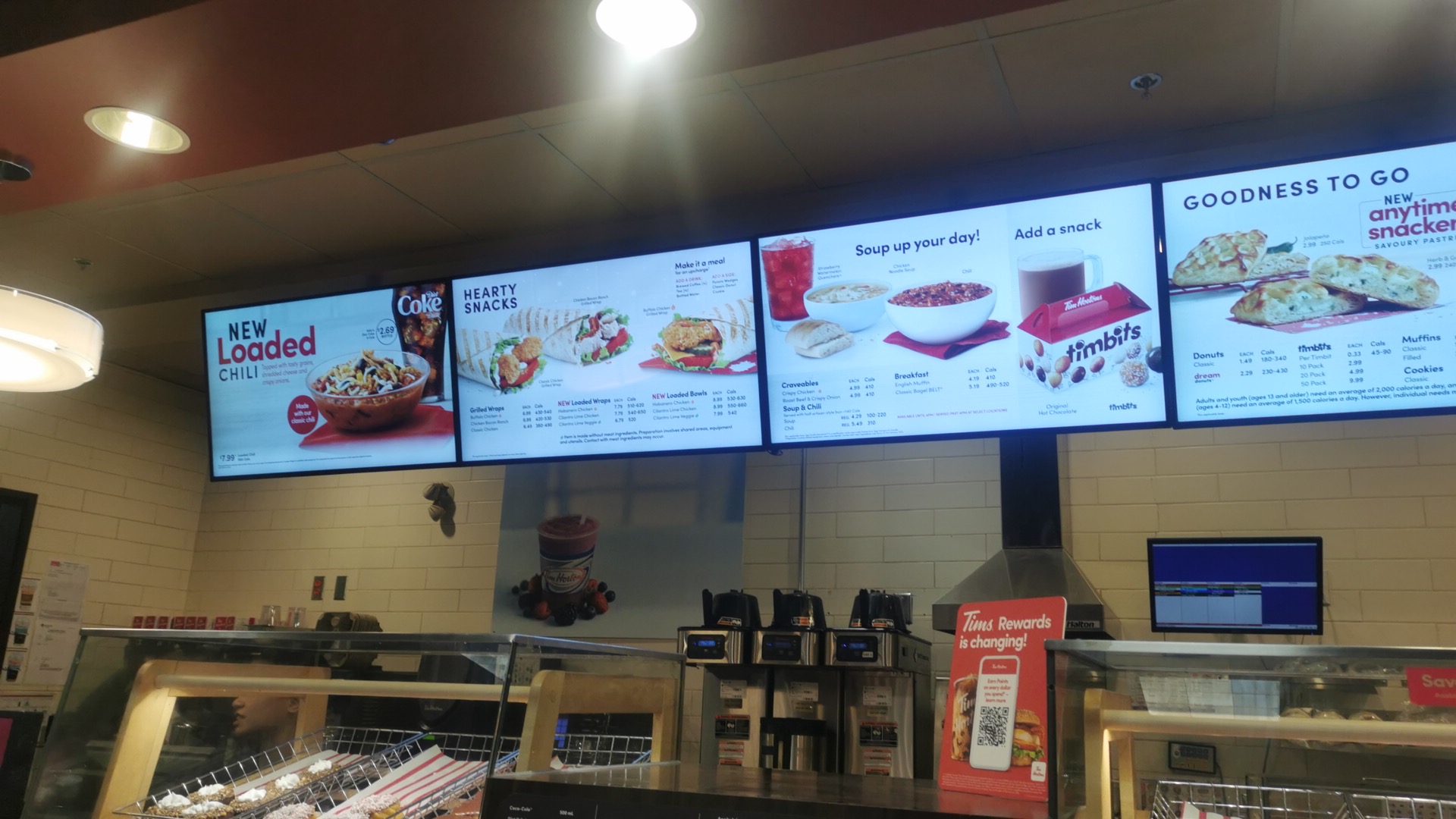 Tim Hortons Menu
