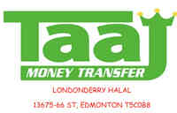 EDMONTON TAAJ MONEY TRANSFER