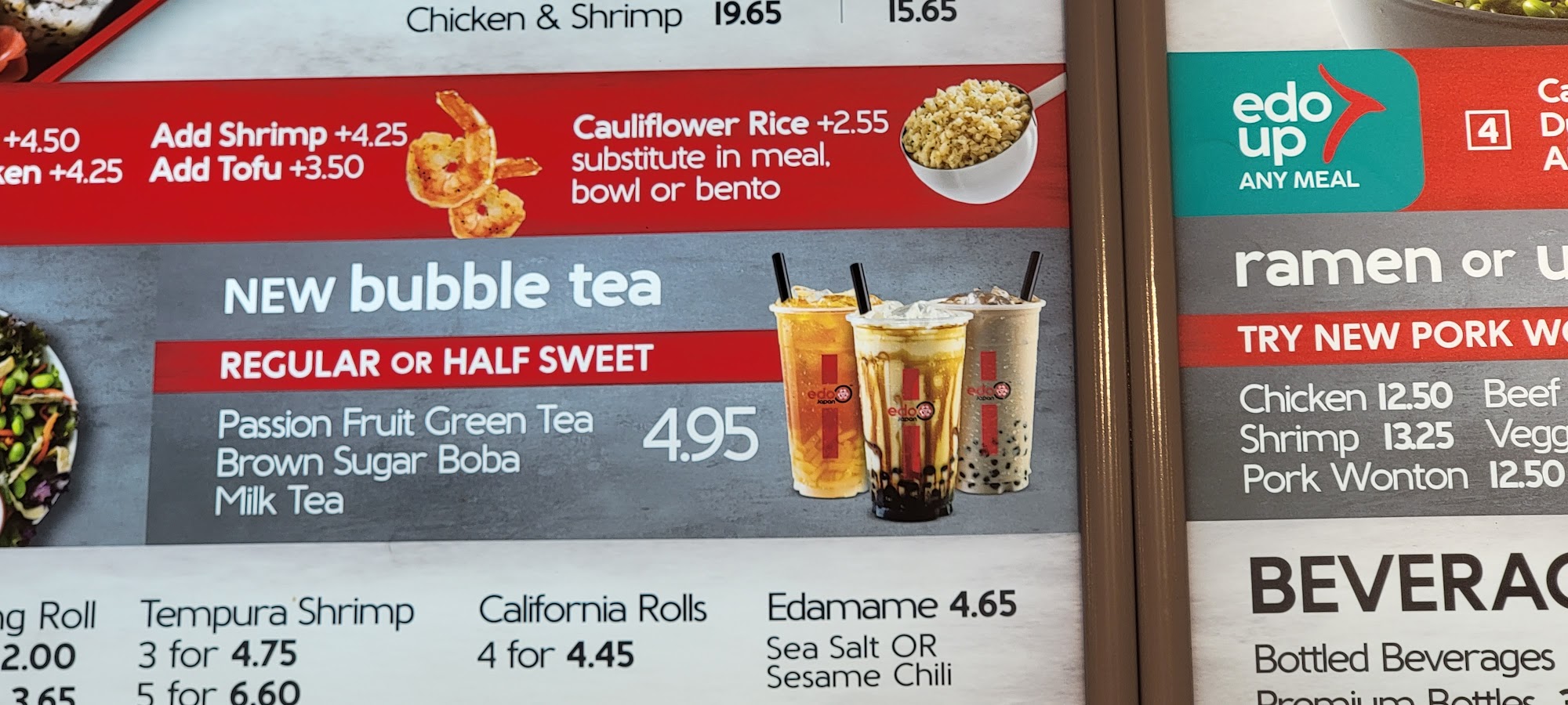 Edo Japan - Edson Landing - Grill and Sushi Menu