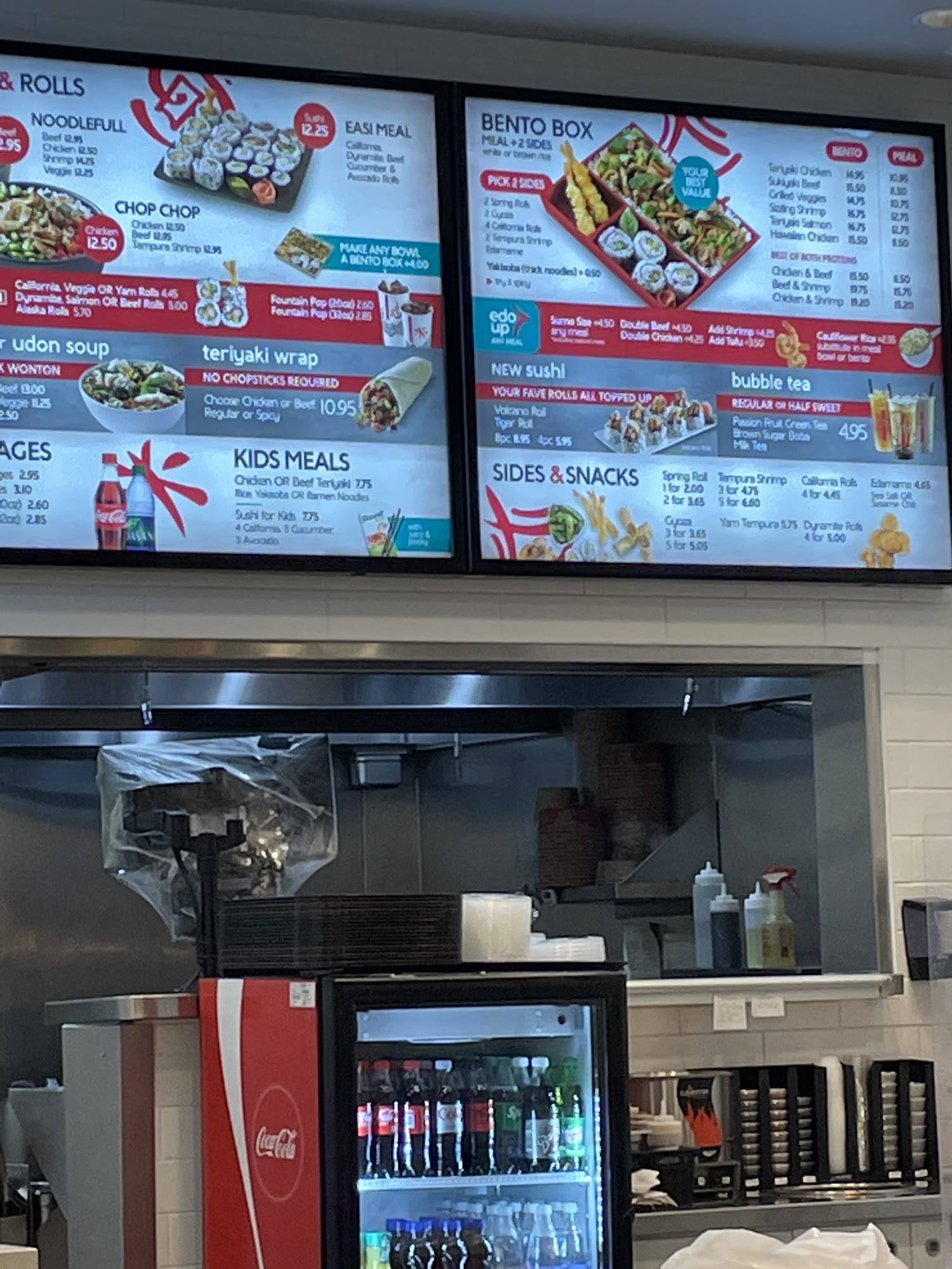 Edo Japan - Pine Centre Strathmore - Grill and Sushi Menu