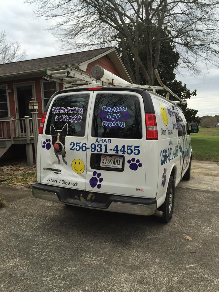 Dog Gone Right Plumbing 543 7th Ave NW, Arab Alabama 35016