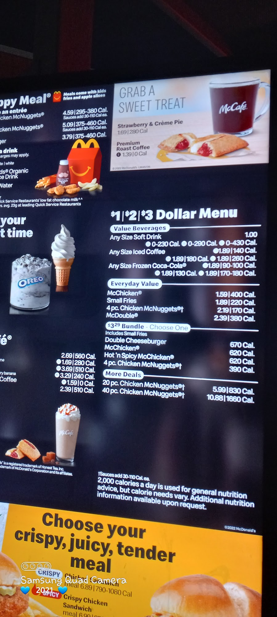 McDonald's Menu