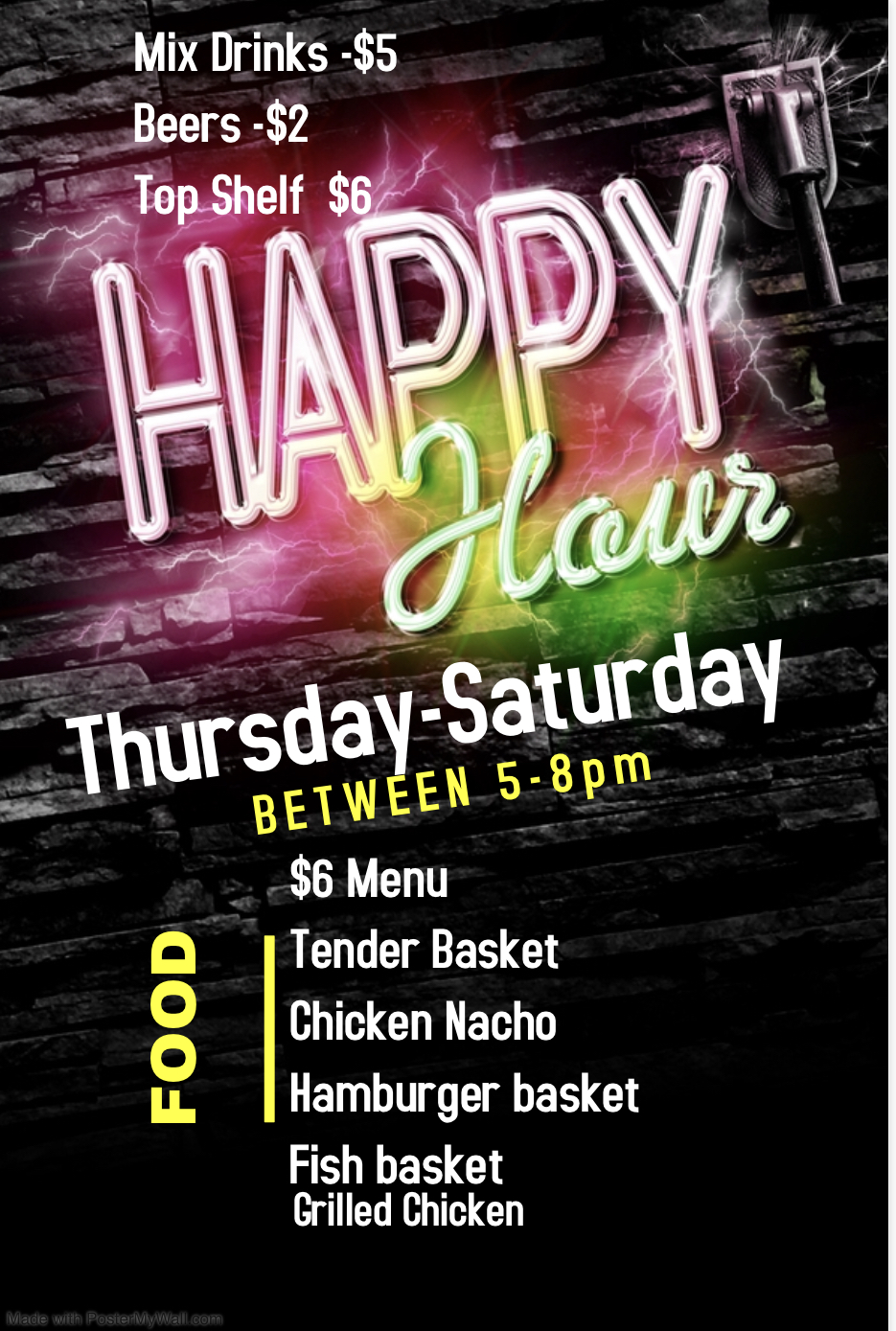 Sweet P’s & More, LLC Menu