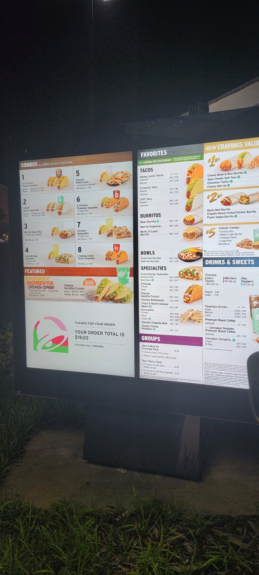 Taco Bell Menu