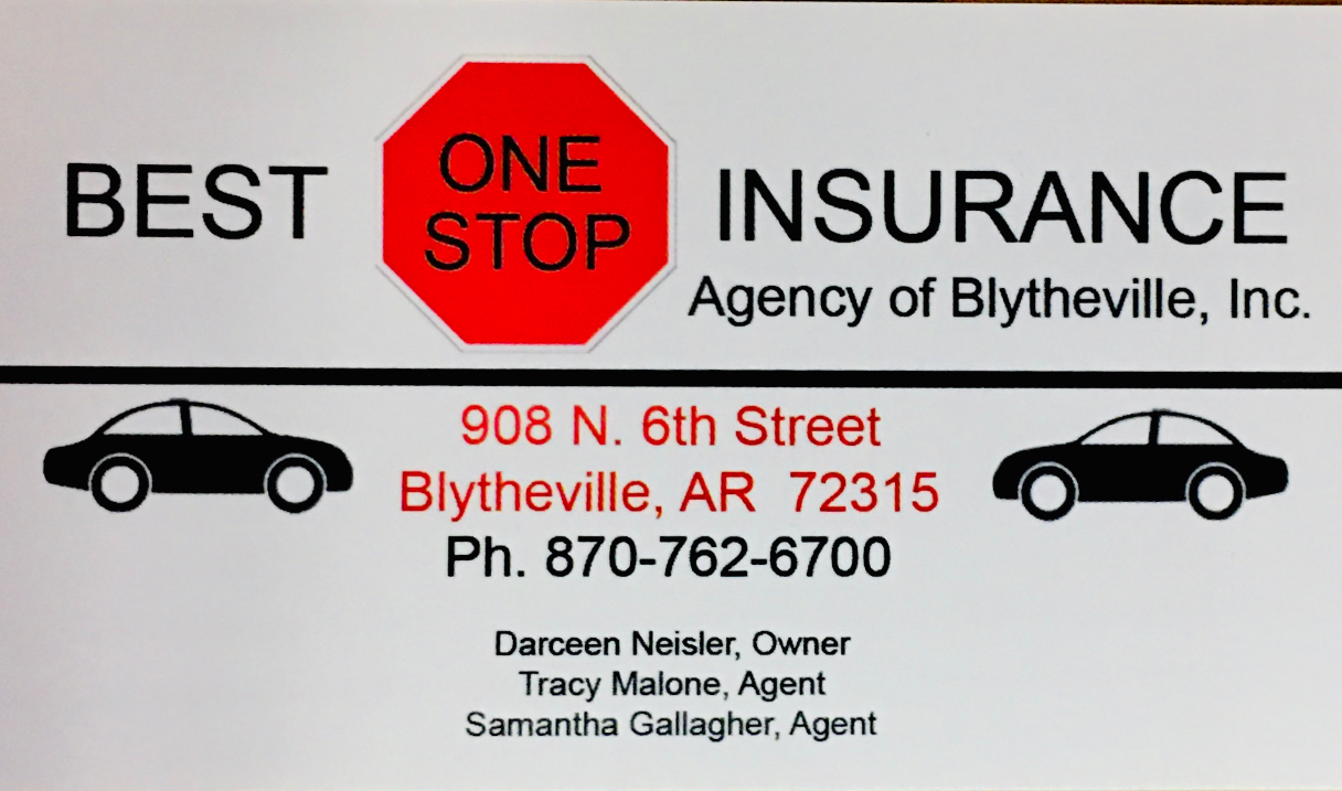 Best One-Stop Insurance Co 908 N 6th St, Blytheville Arkansas 72315