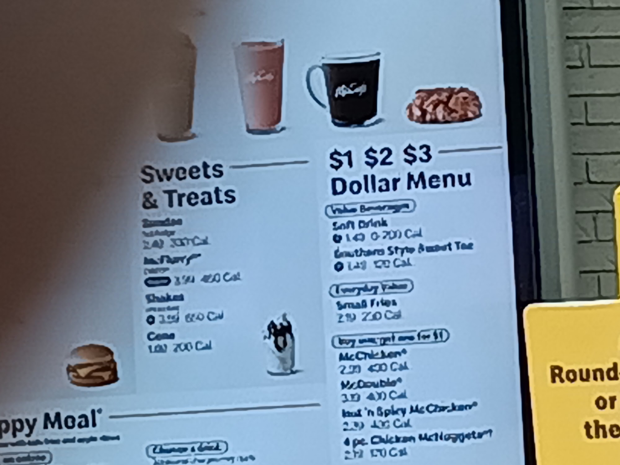 McDonald's Menu