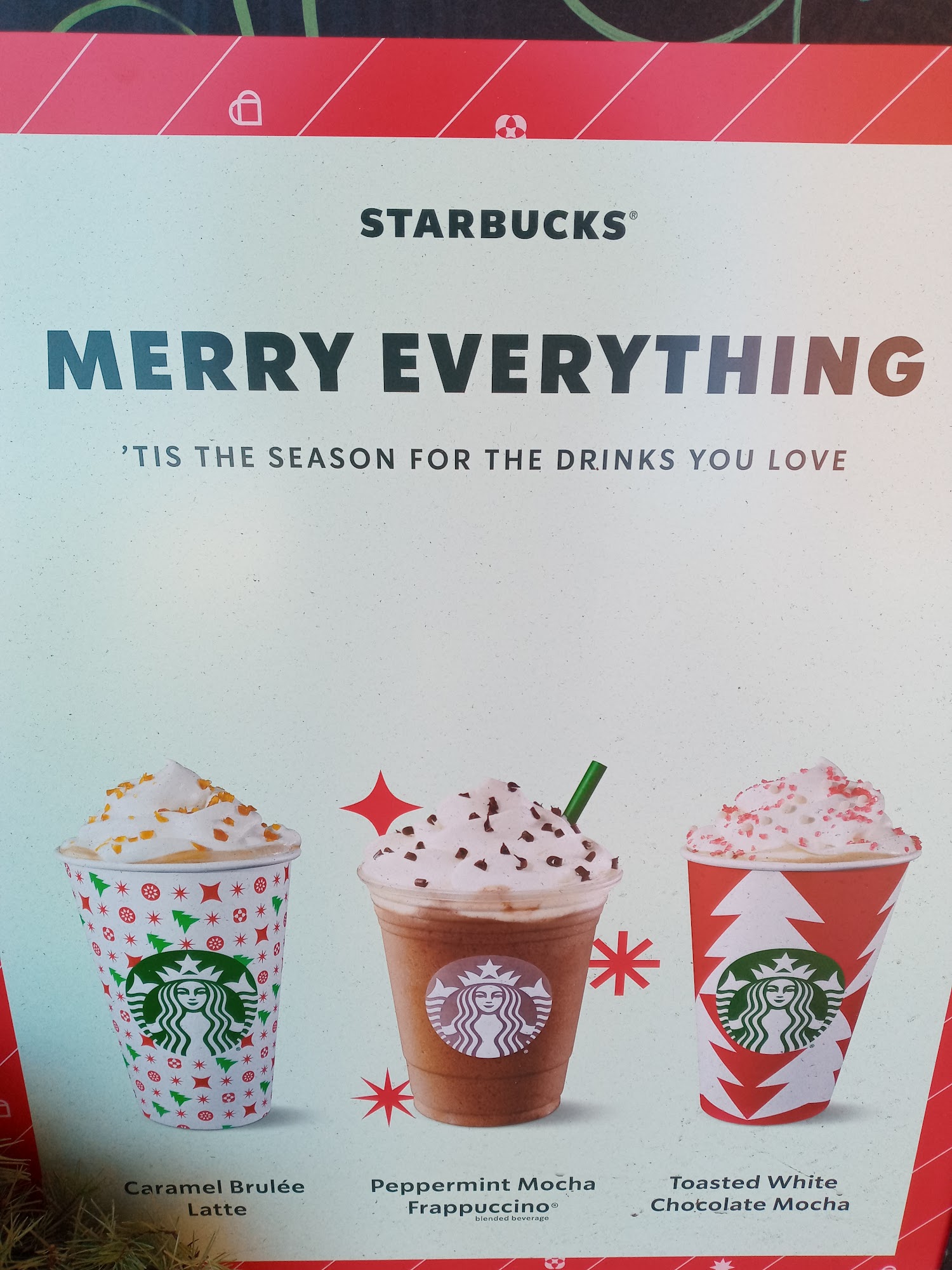 Starbucks Menu