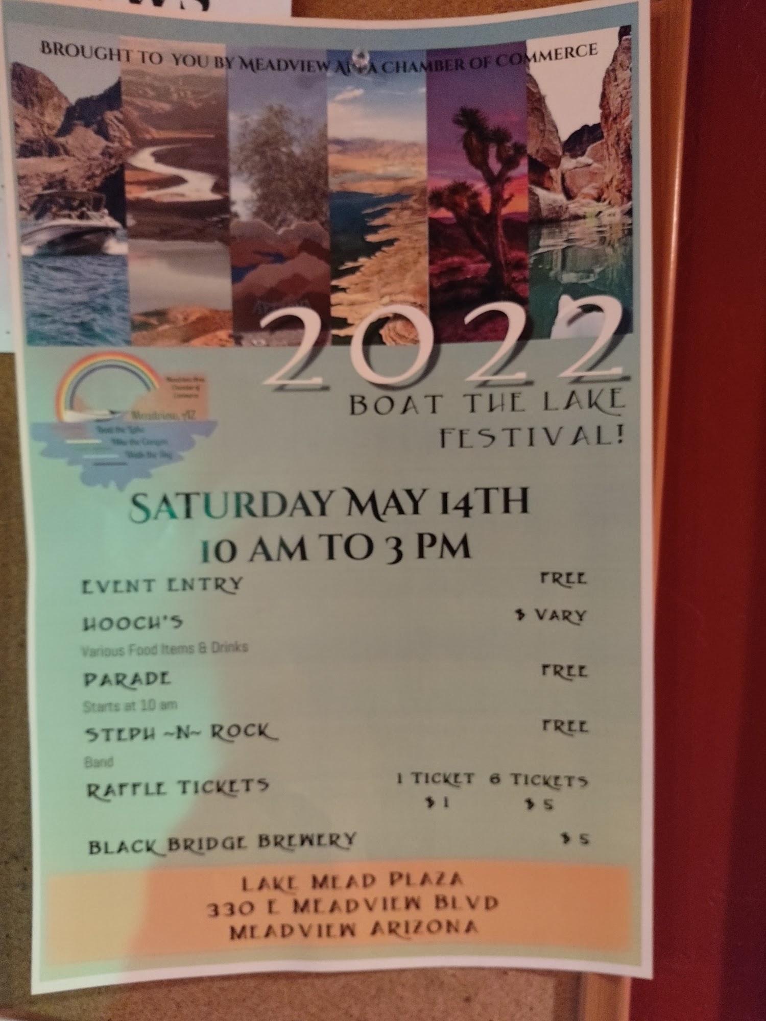Fisherman's Landing Menu