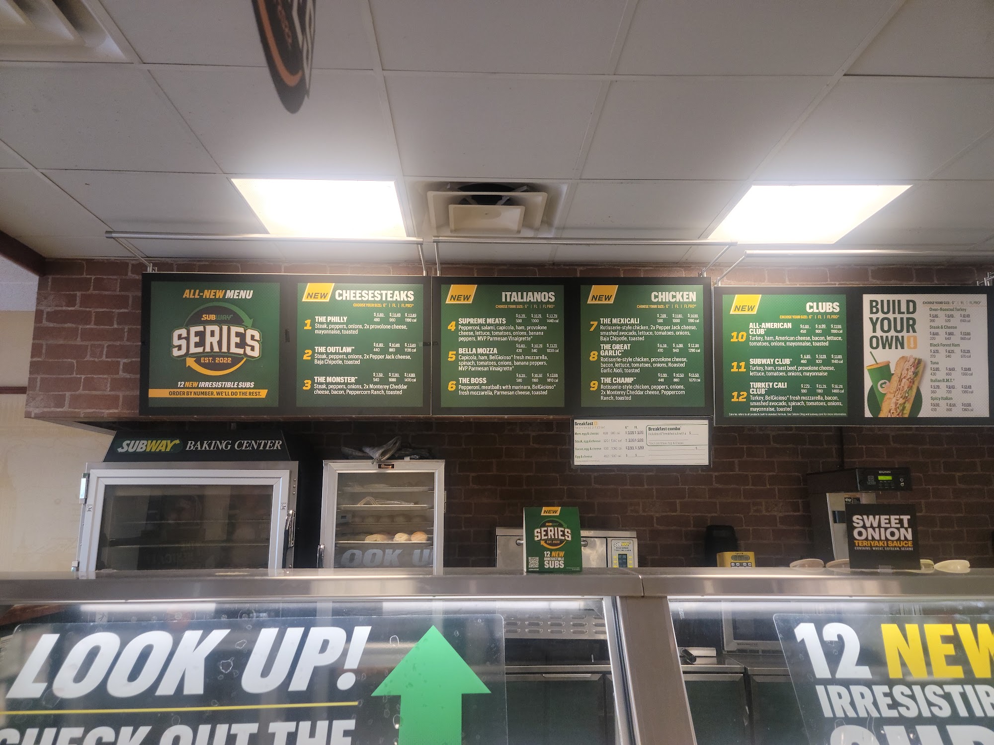 Subway Menu