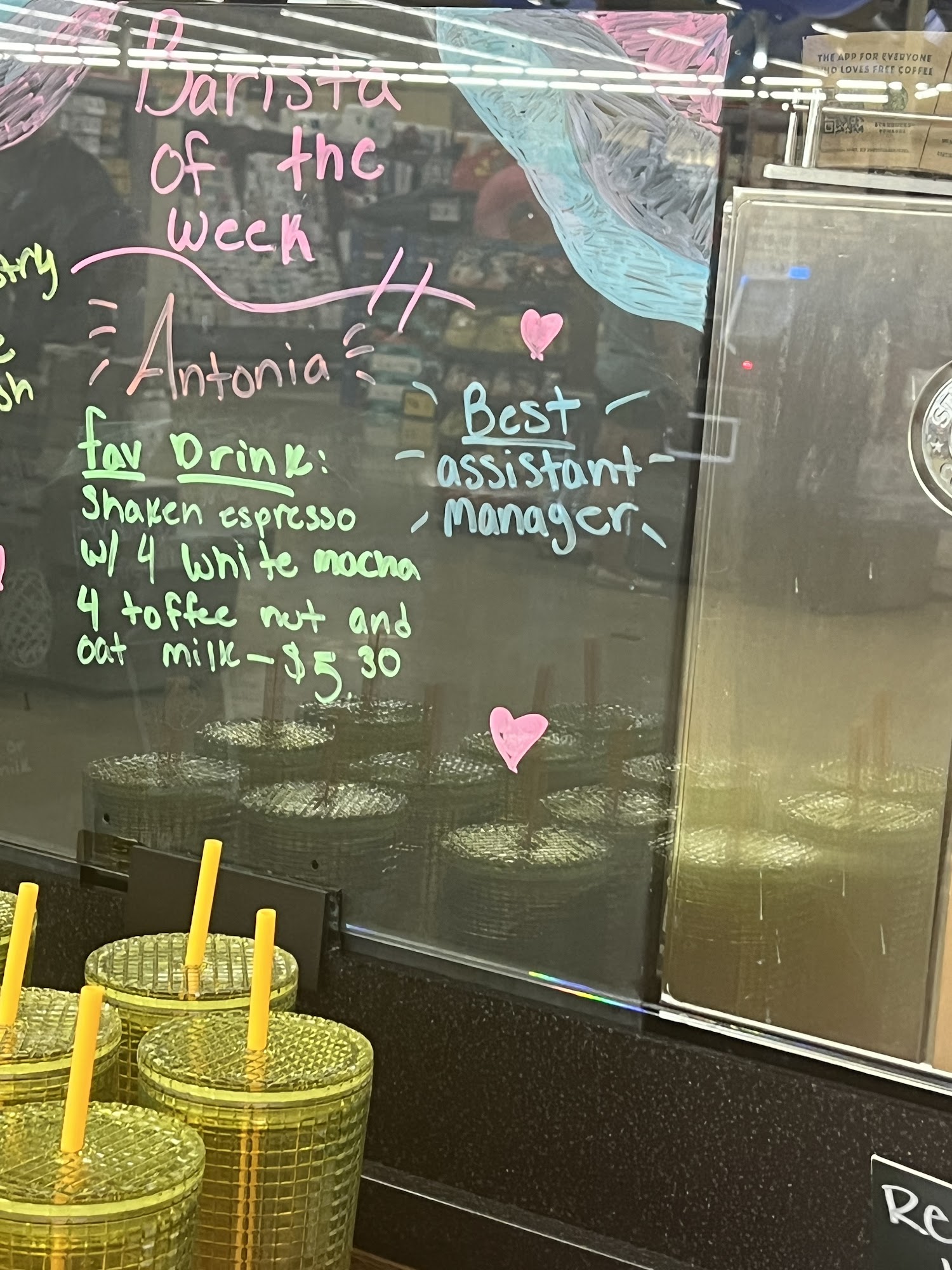 Starbucks Menu