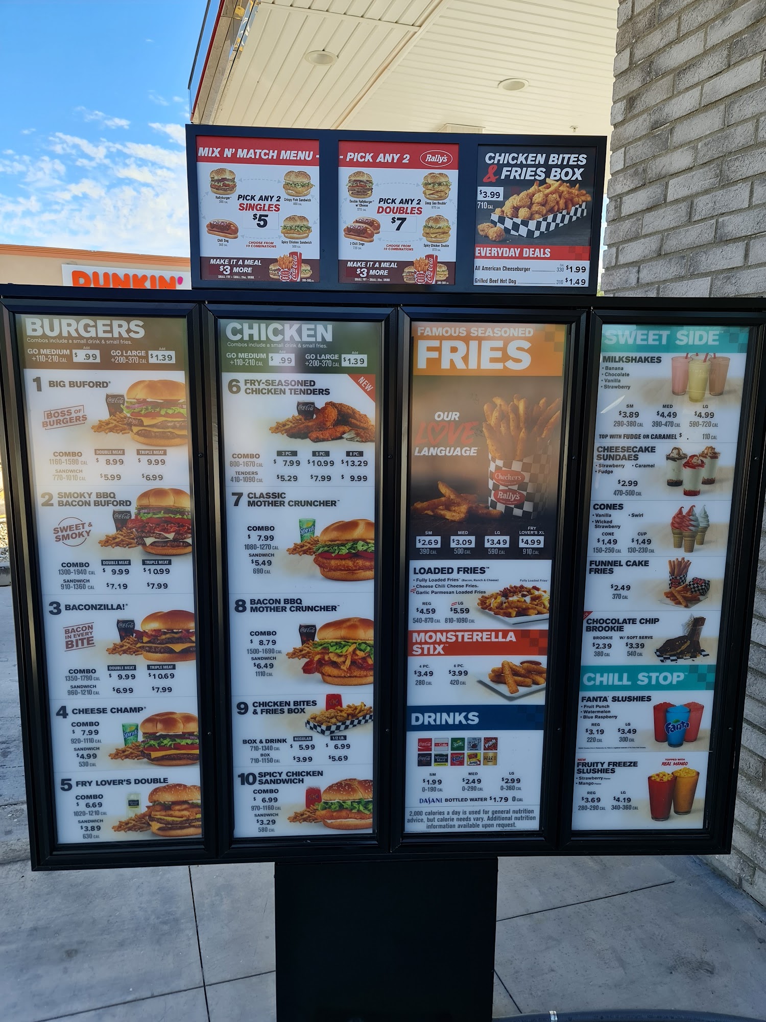 Dunkin' Menu