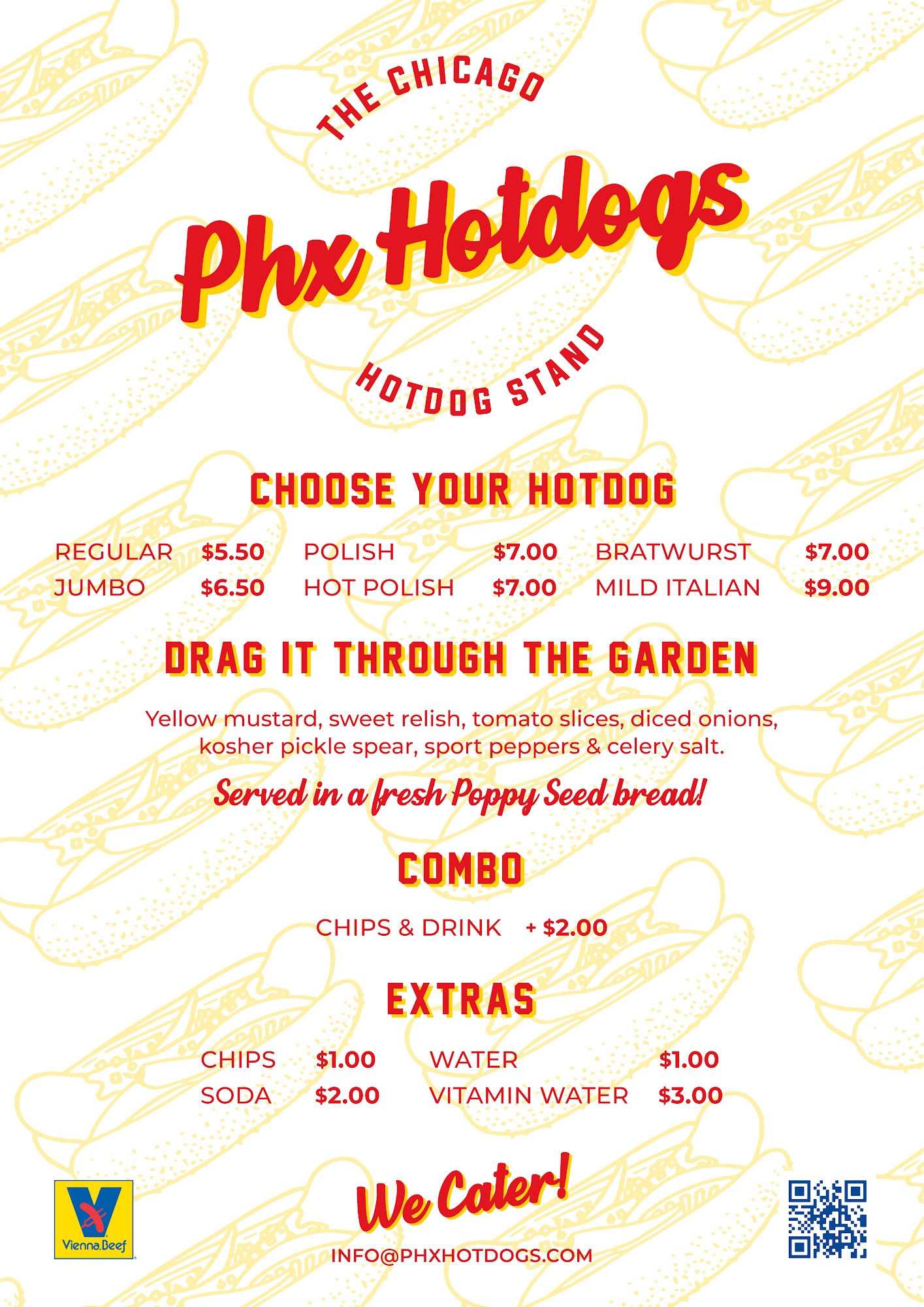Ed The Hotdogger Menu