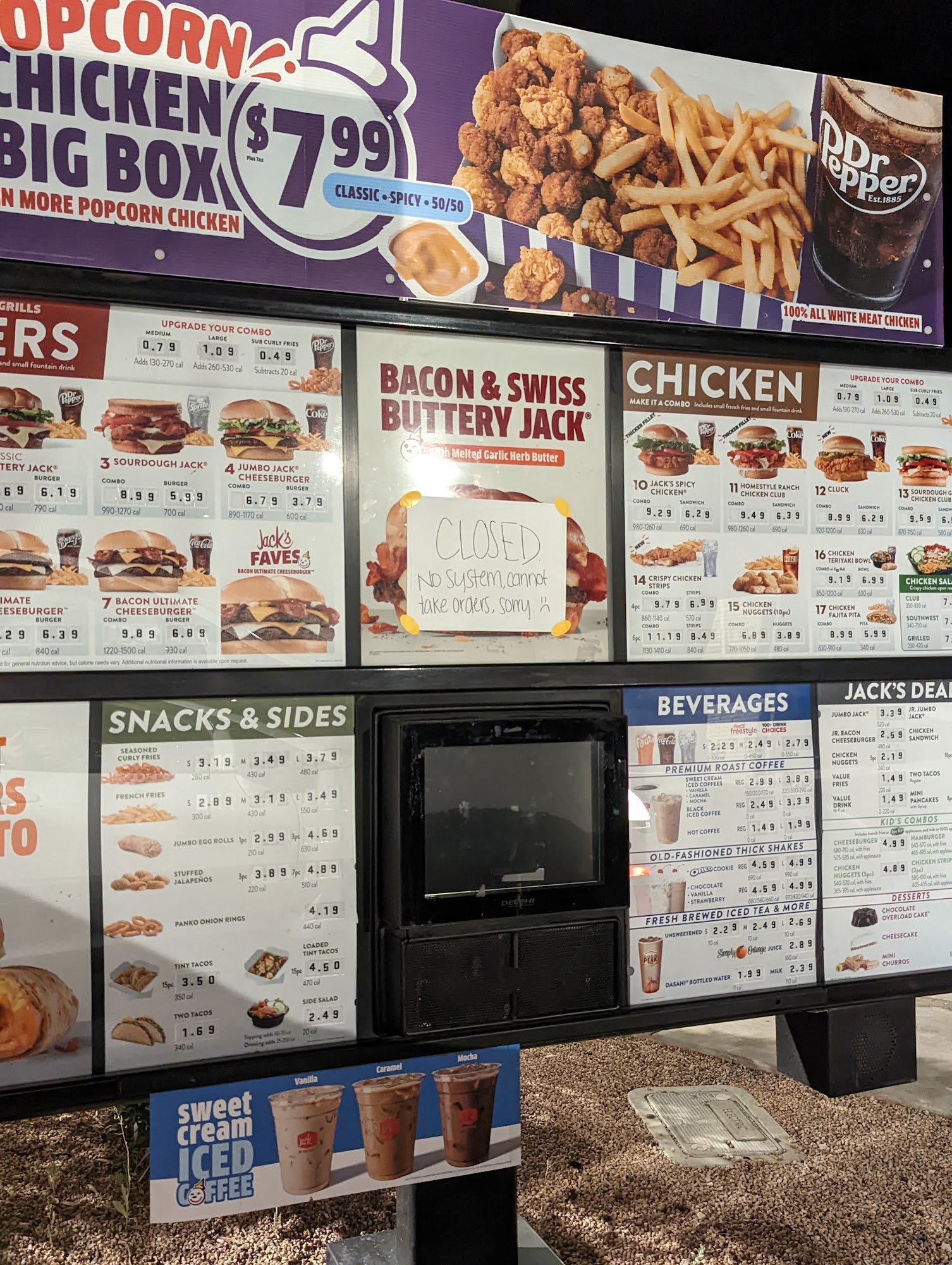 Jack in the Box Menu