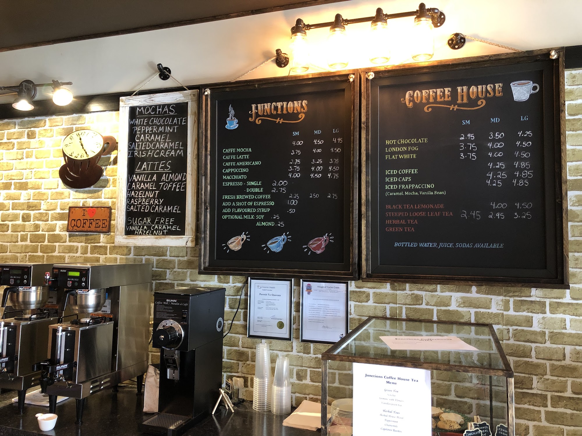 Junctions Coffee House Menu