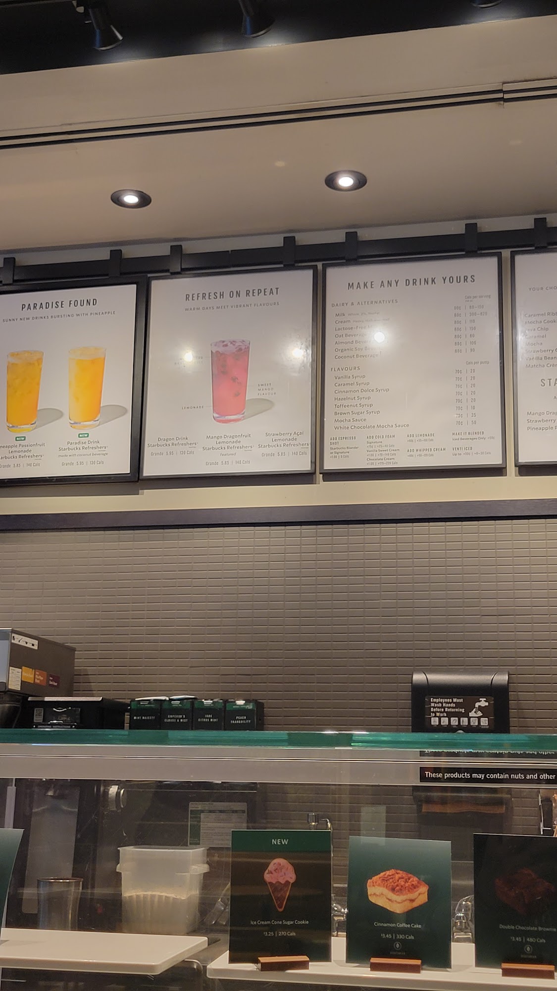 Starbucks Menu