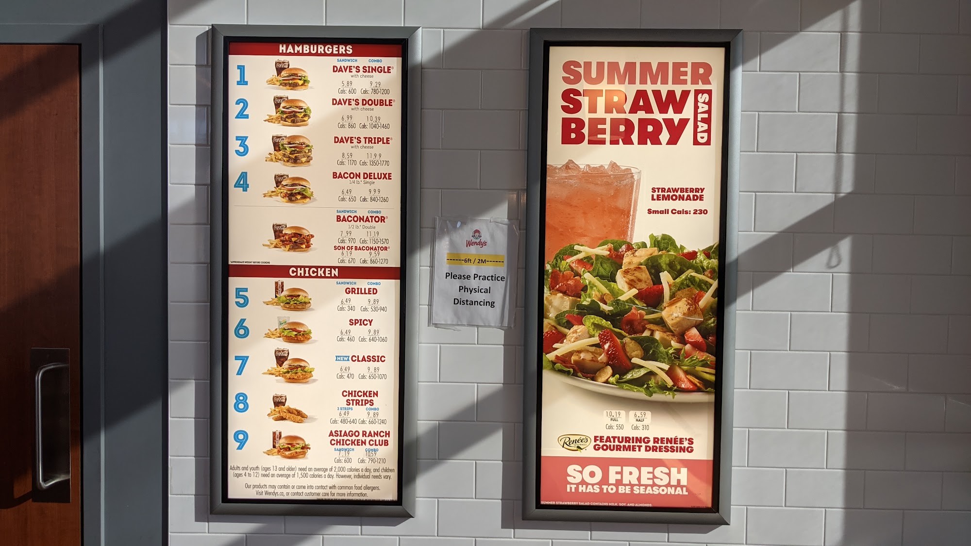 Wendy's Menu