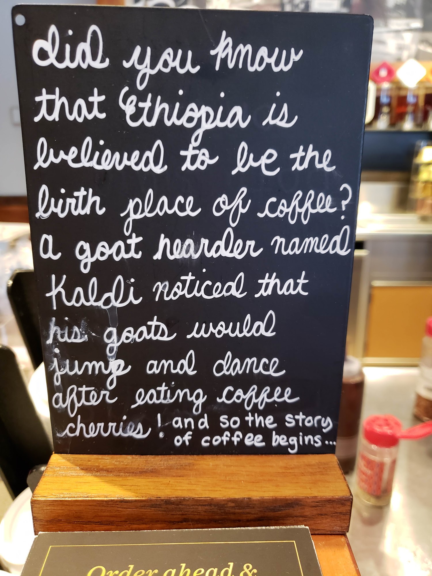 Starbucks Menu