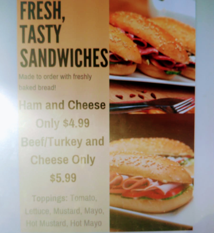 Better Bakes N'Eats Menu