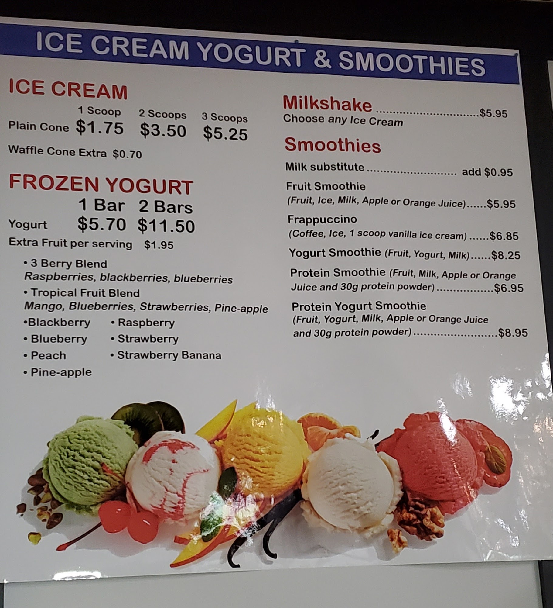 Dumela Coffee Shop Menu