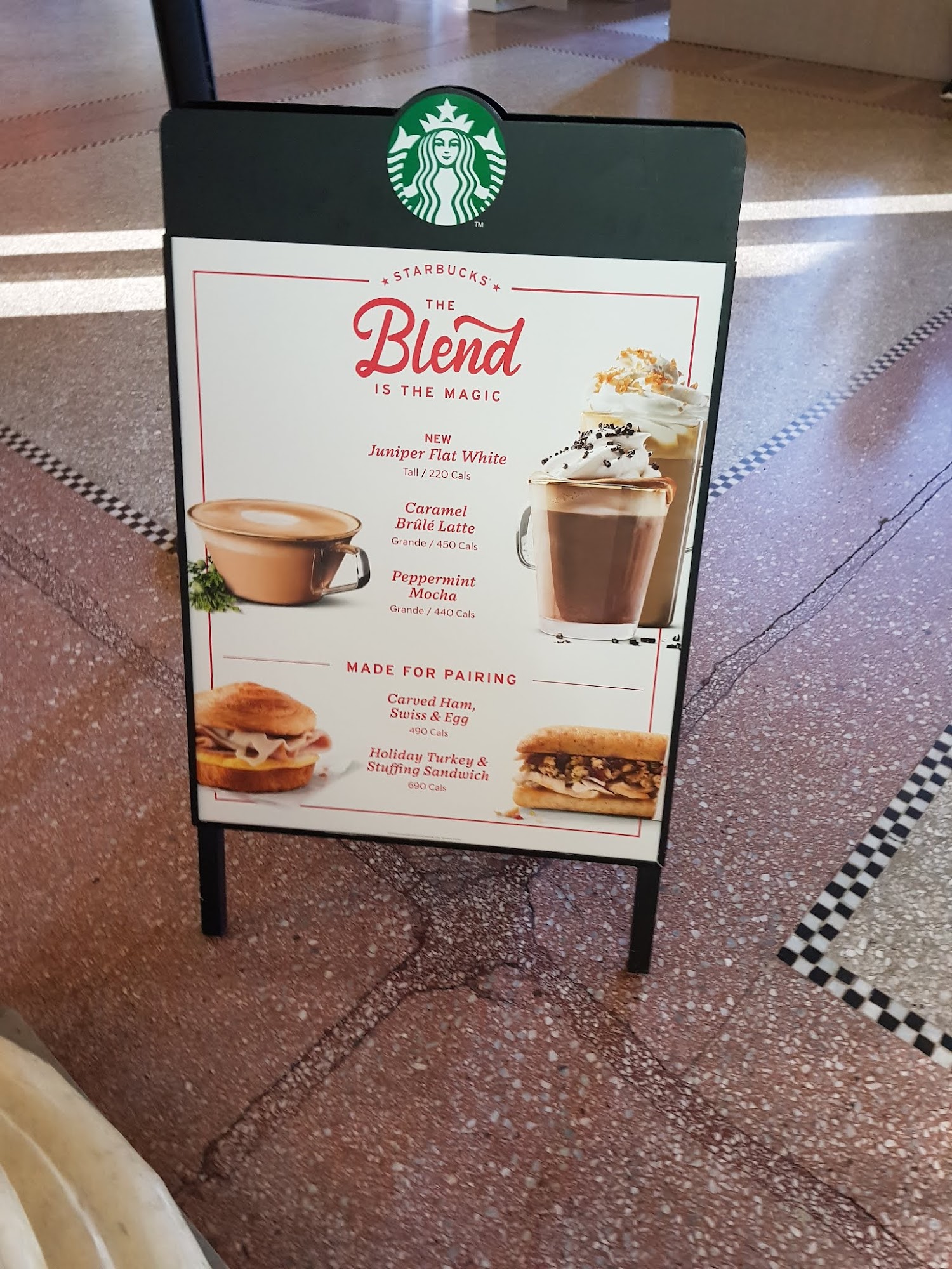 Starbucks Menu