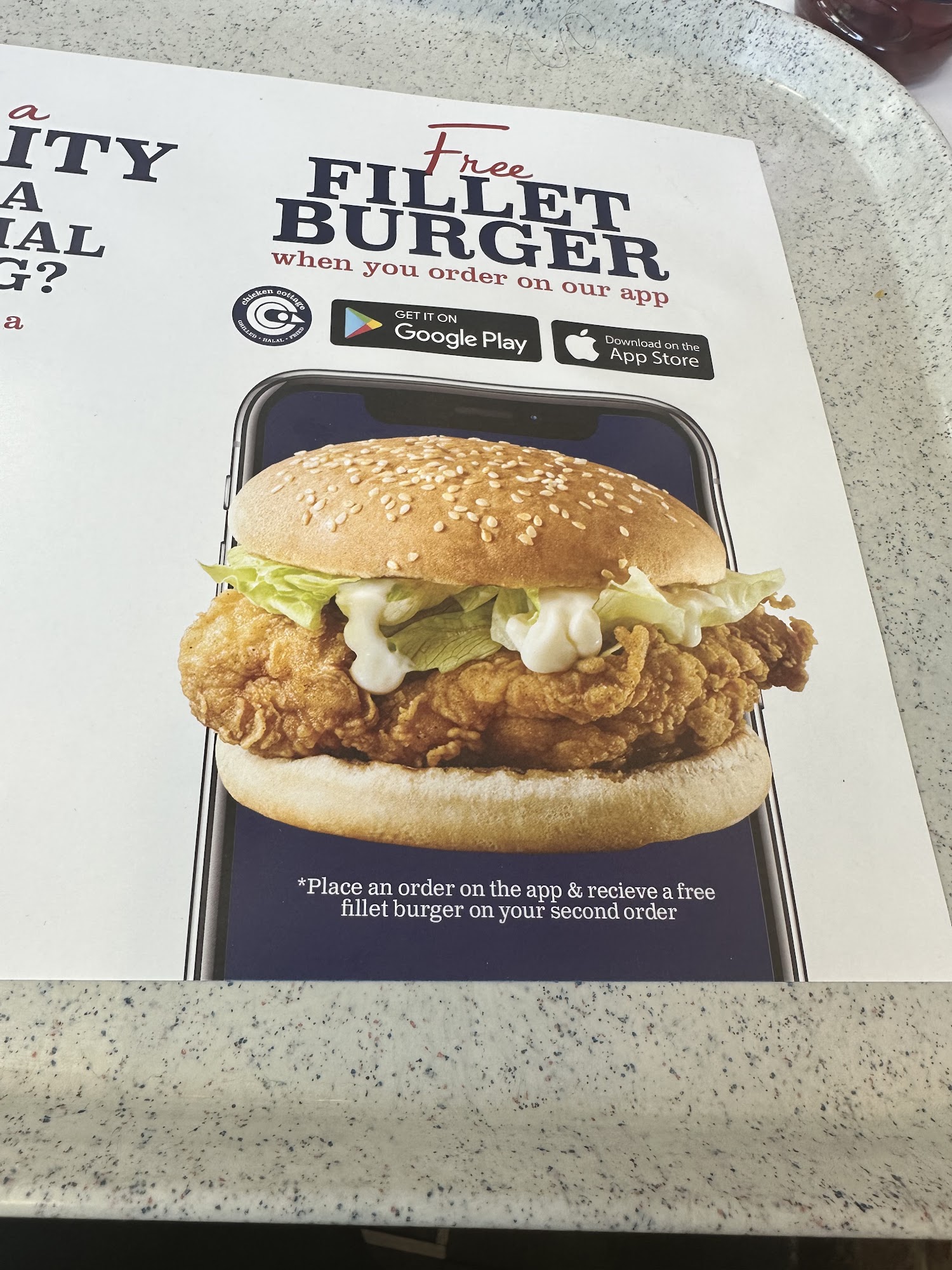 Chicken Cottage Menu