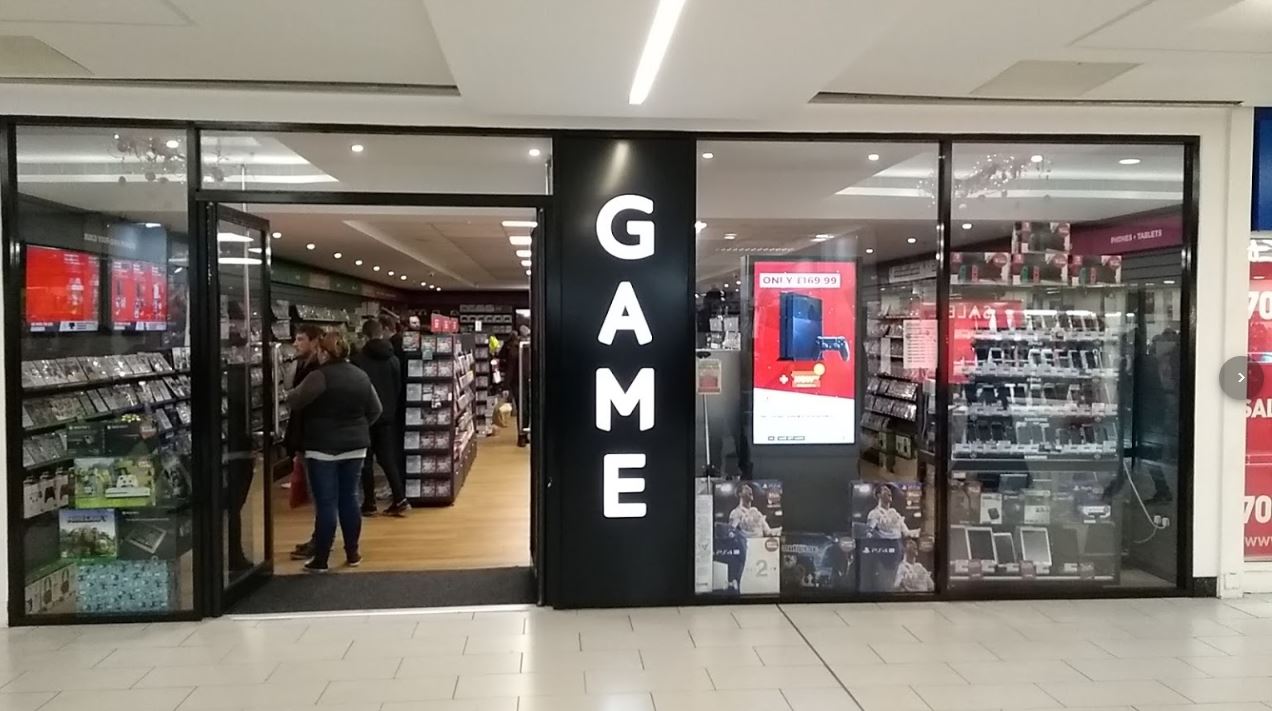 GAME High Wycombe inside Sports Direct