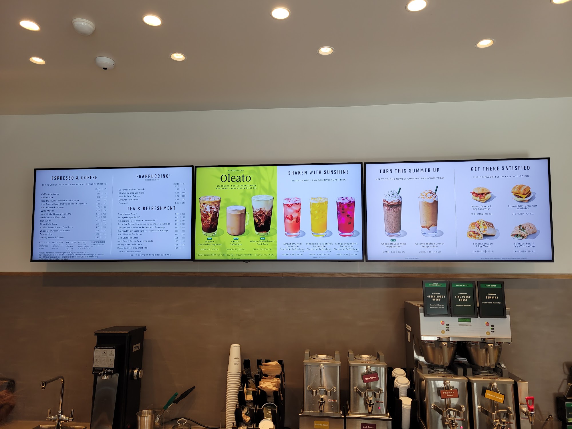 Starbucks Menu