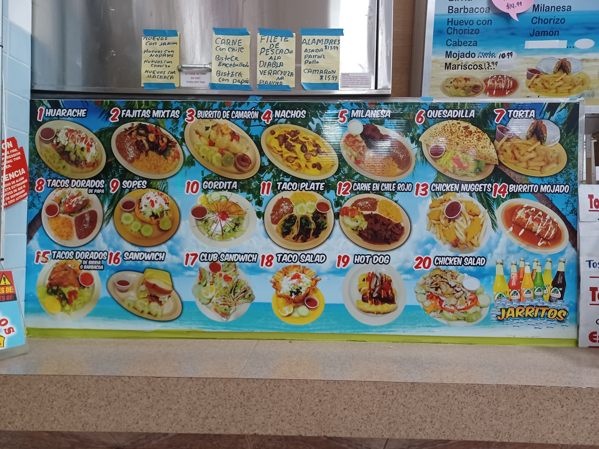 Antojitos Romelia Menu