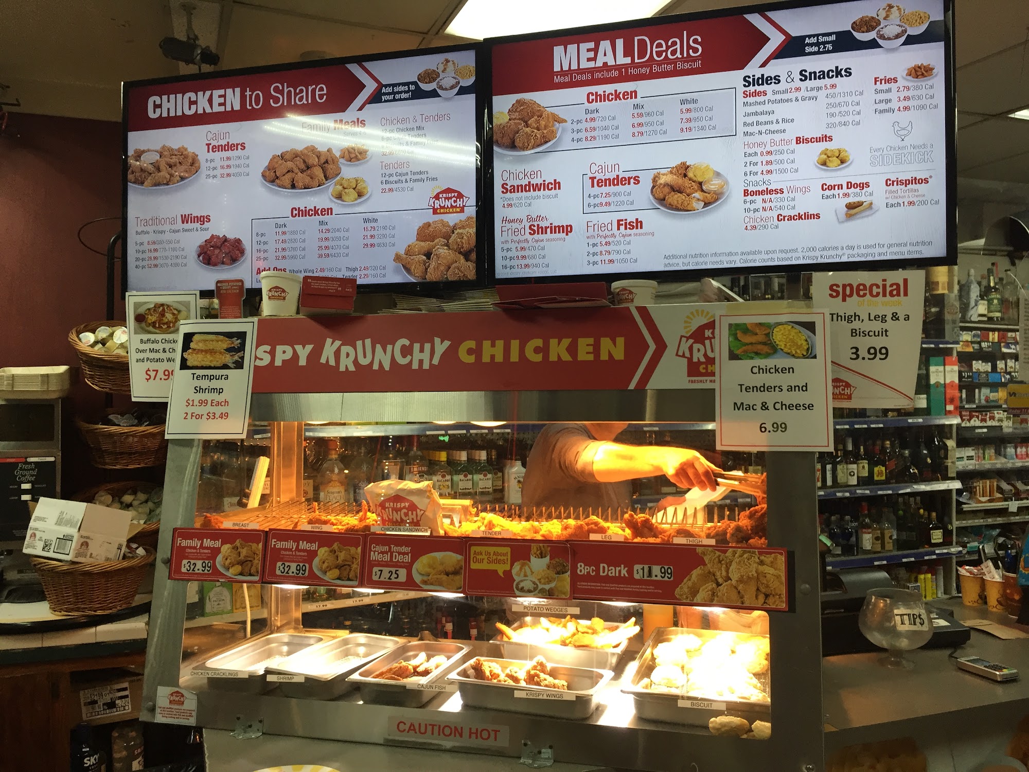 Krispy Krunchy Chicken Menu