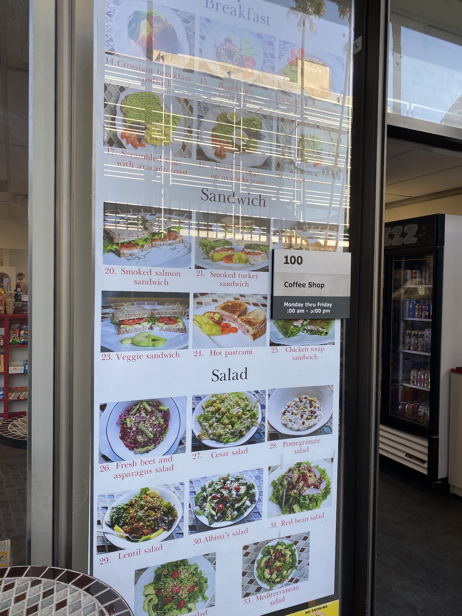 Milena's Cafe of Beverly Hills Menu