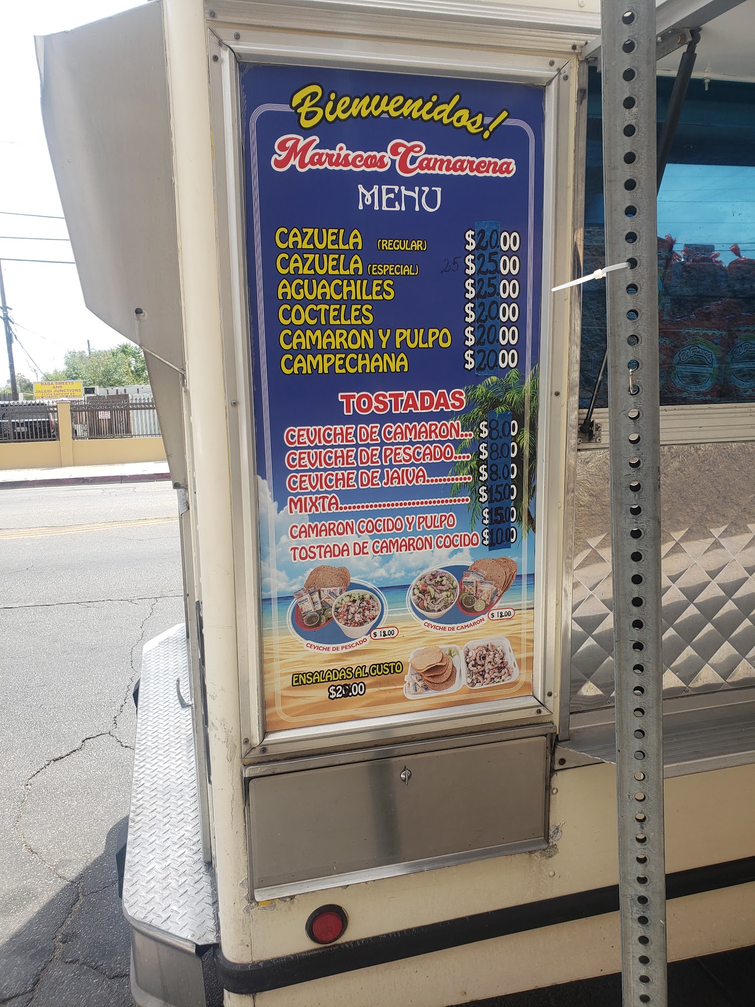 Mariscos Estilo Nayarit Menu