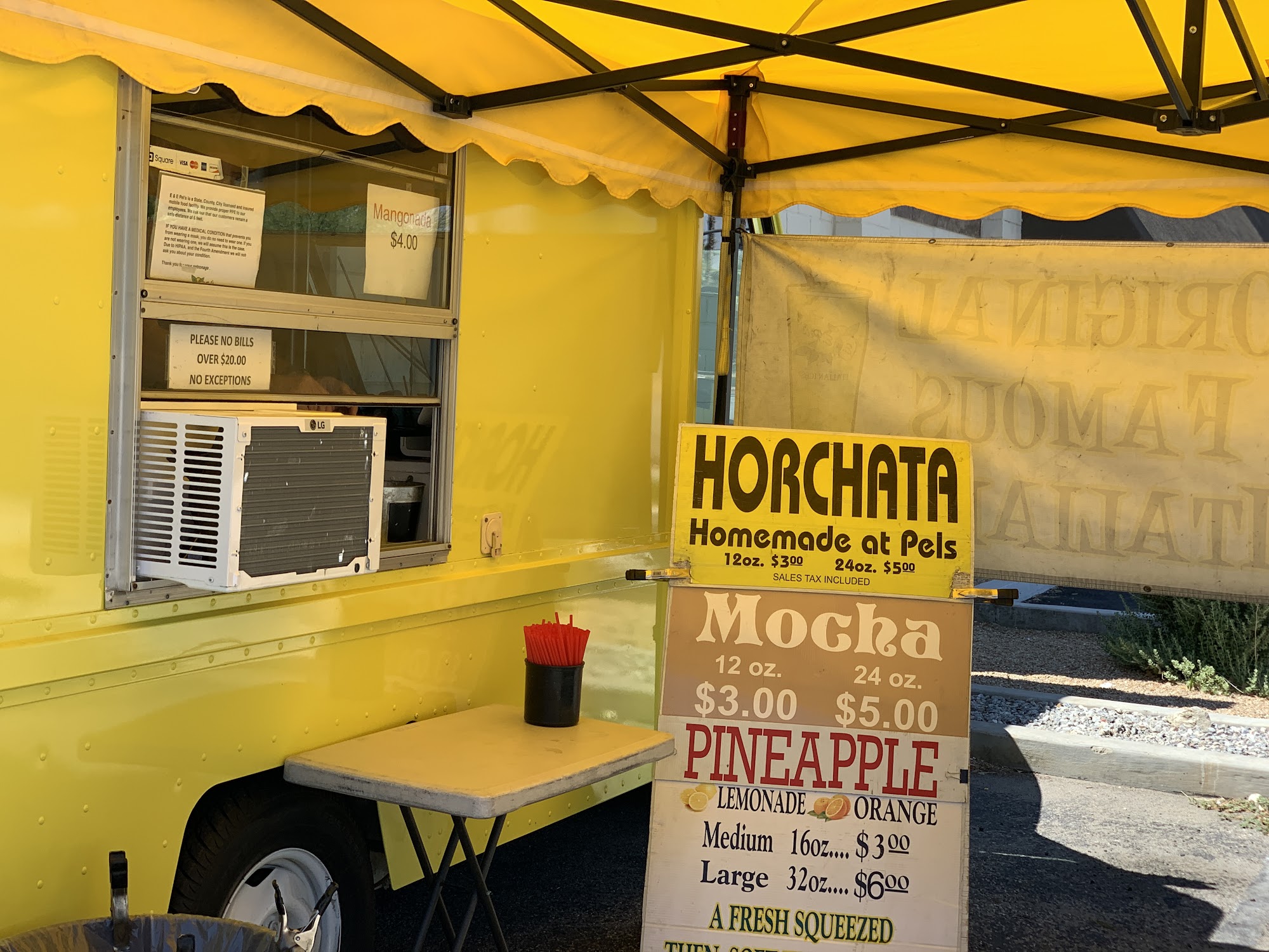 E & E Pels Enterprises Menu