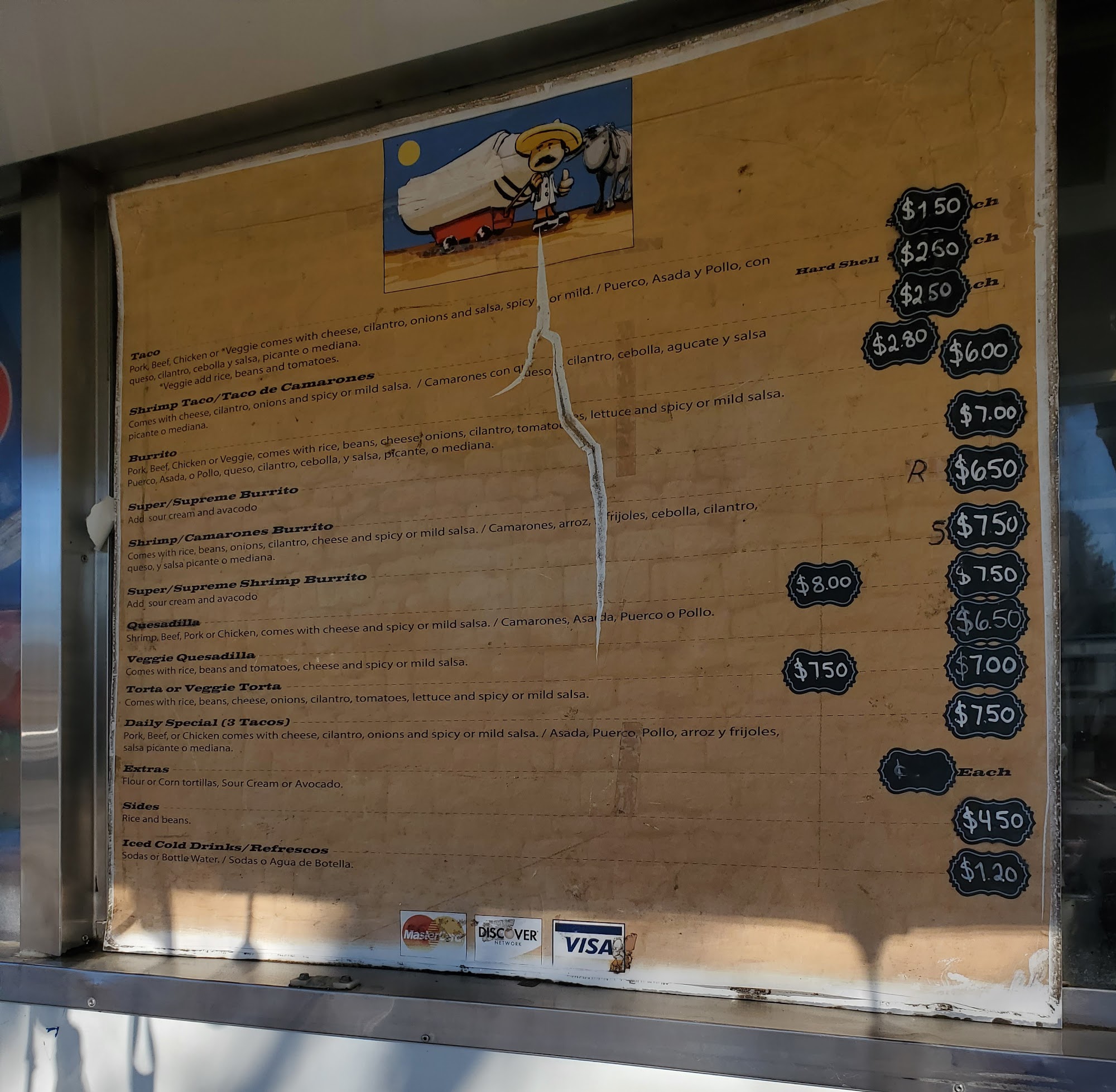 Jalapeño City Truck Menu