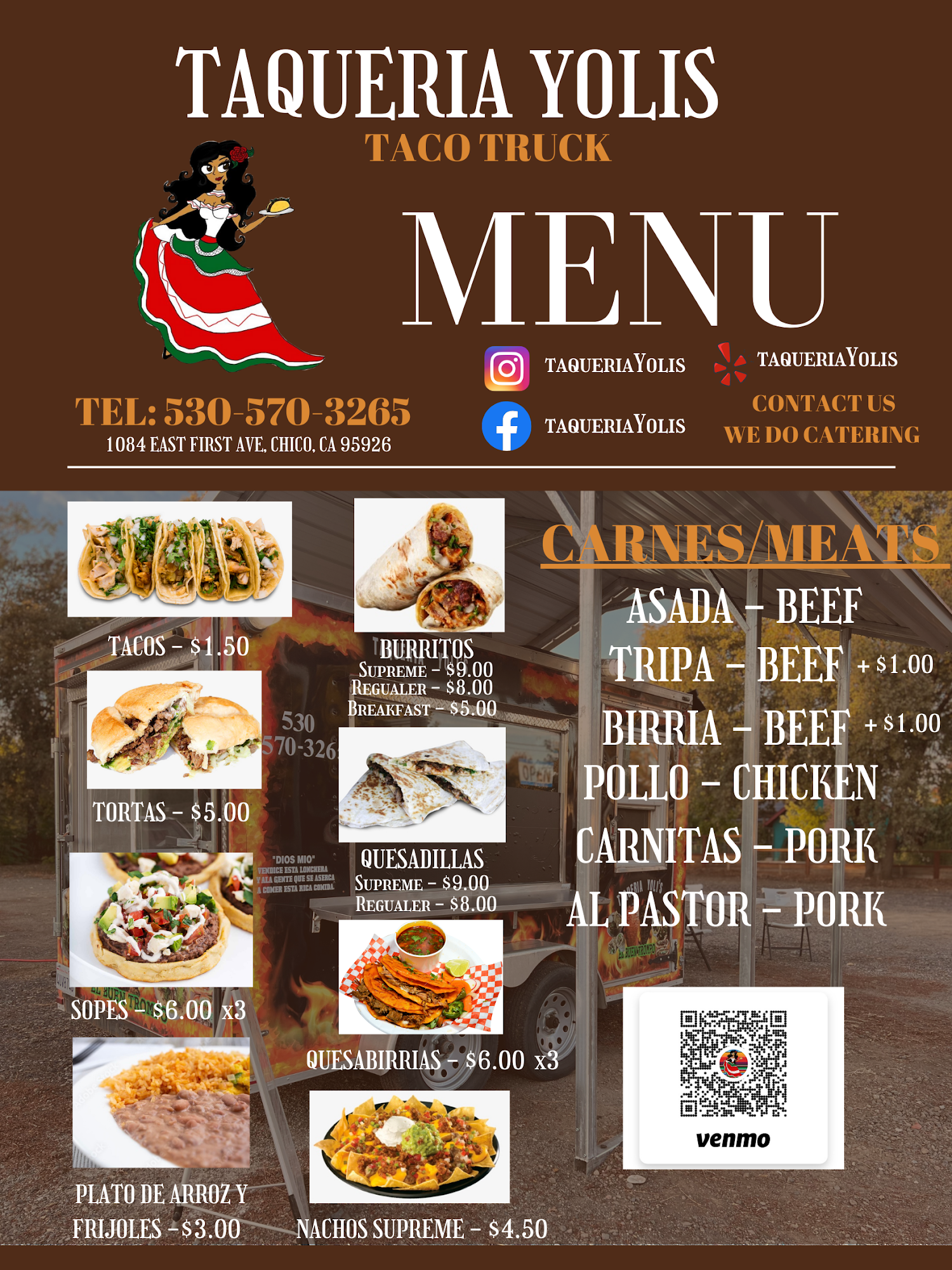 Taqueria Yolis Menu