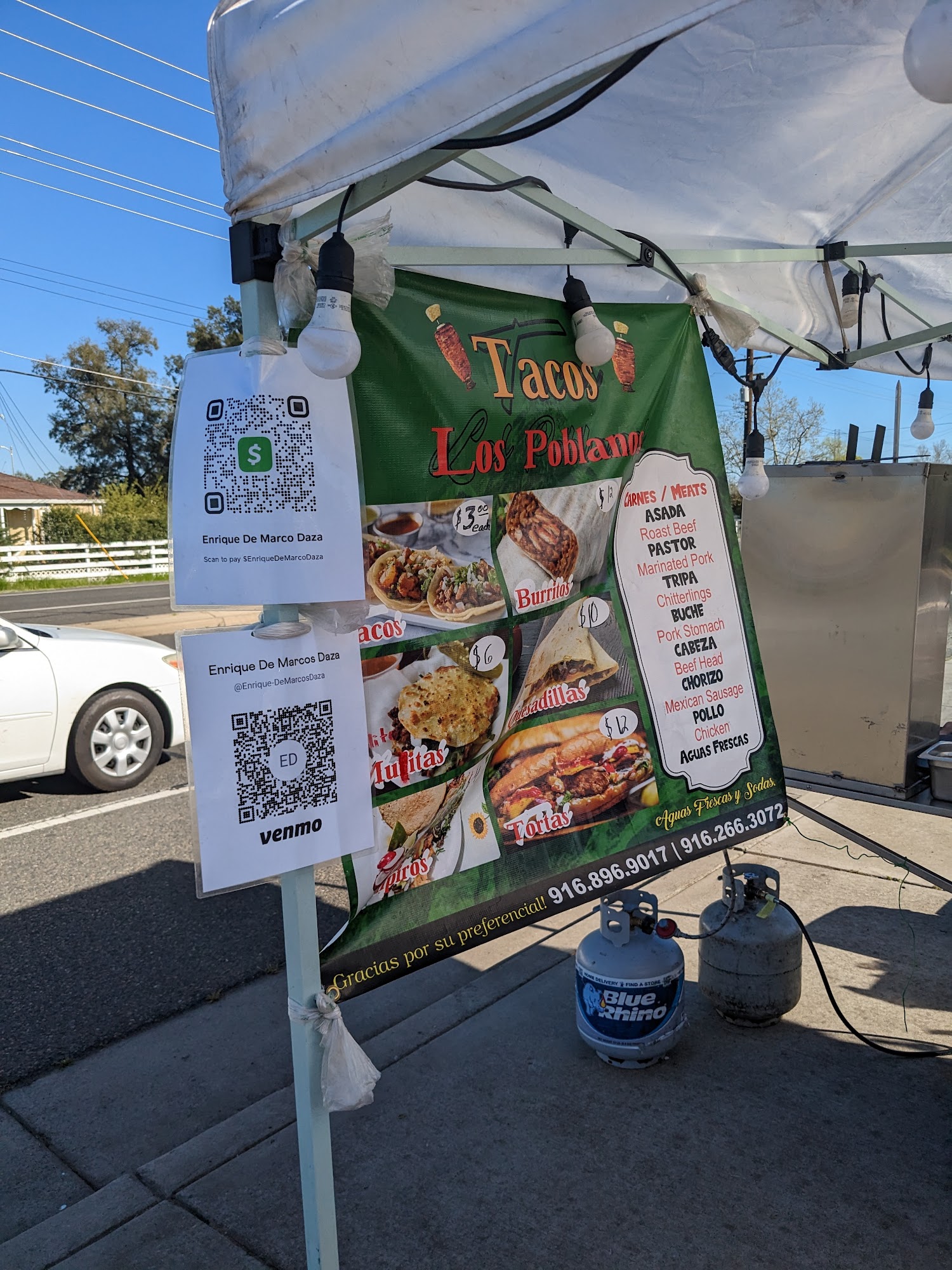 Tacos Los Poblanos Menu