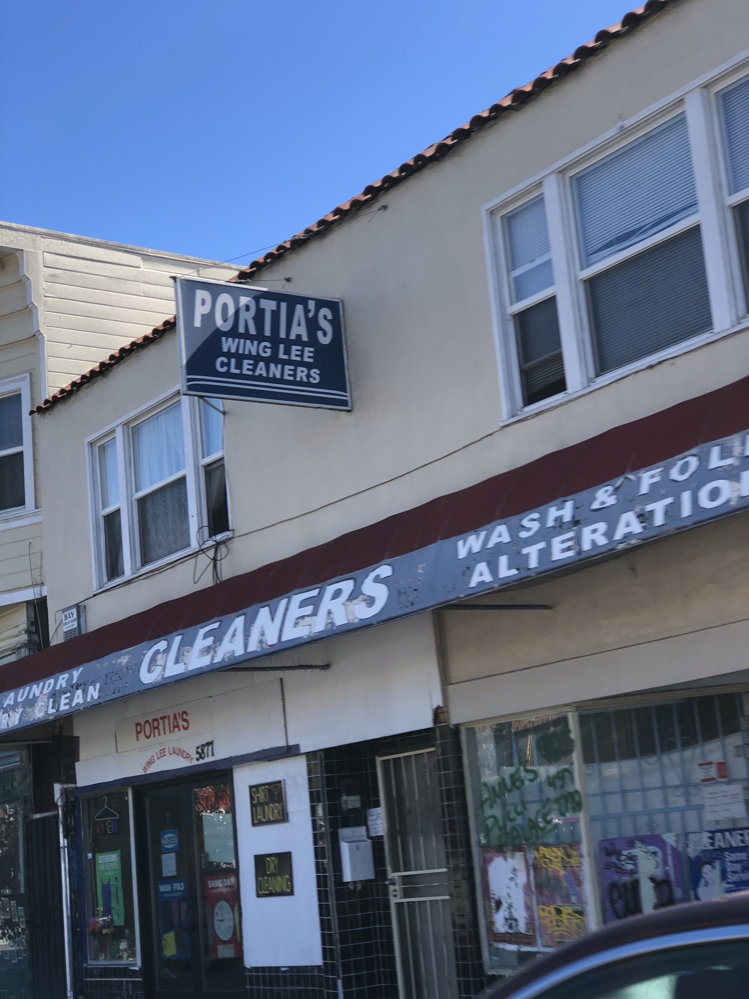 Portia's Wing Lee Laundry 5883 San Pablo Ave, Emeryville California 94608