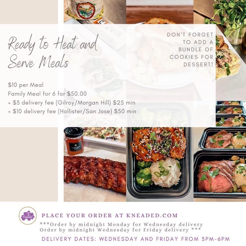 Kneaded Bakery and Catering Menu