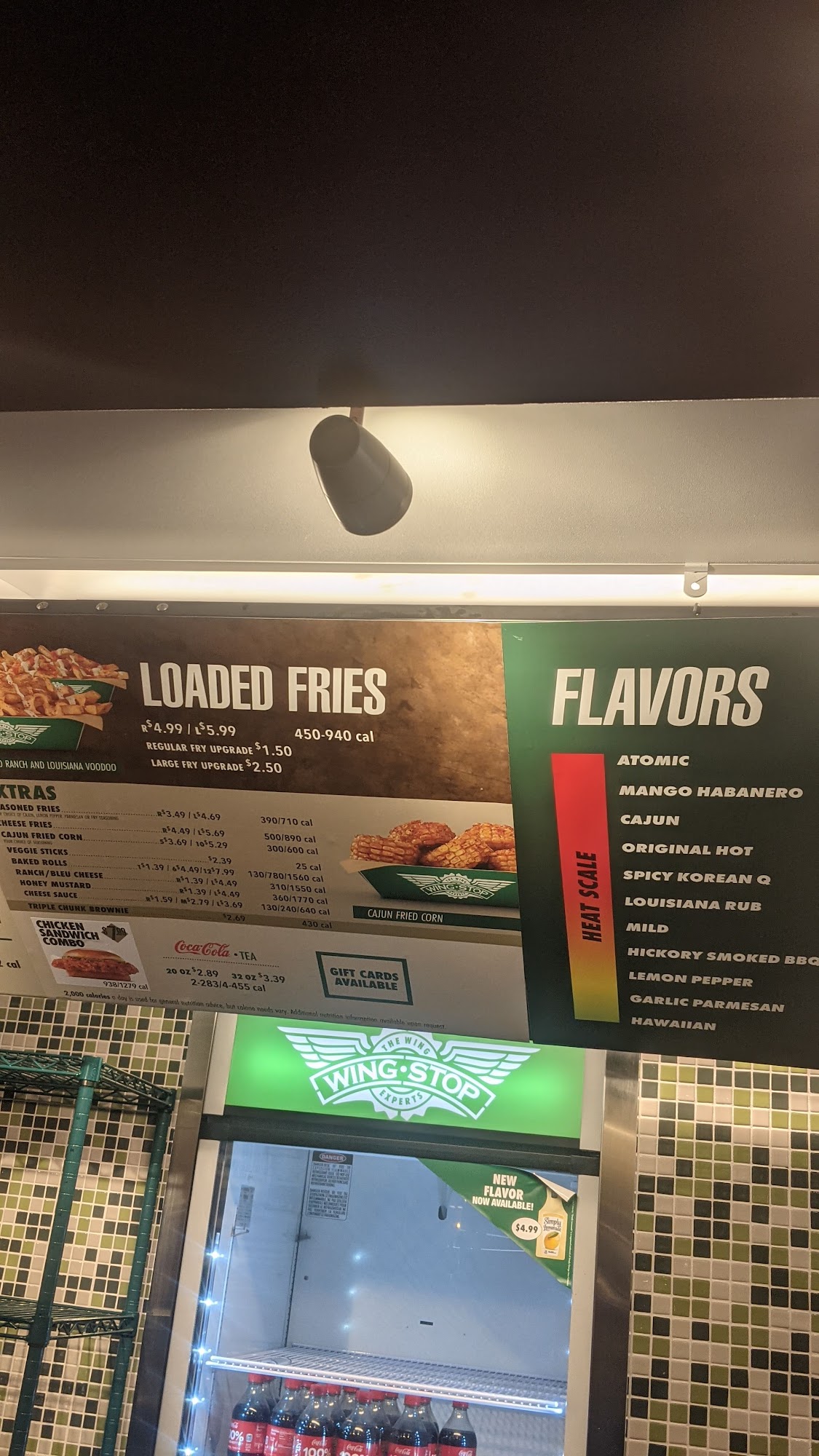 Wingstop Menu