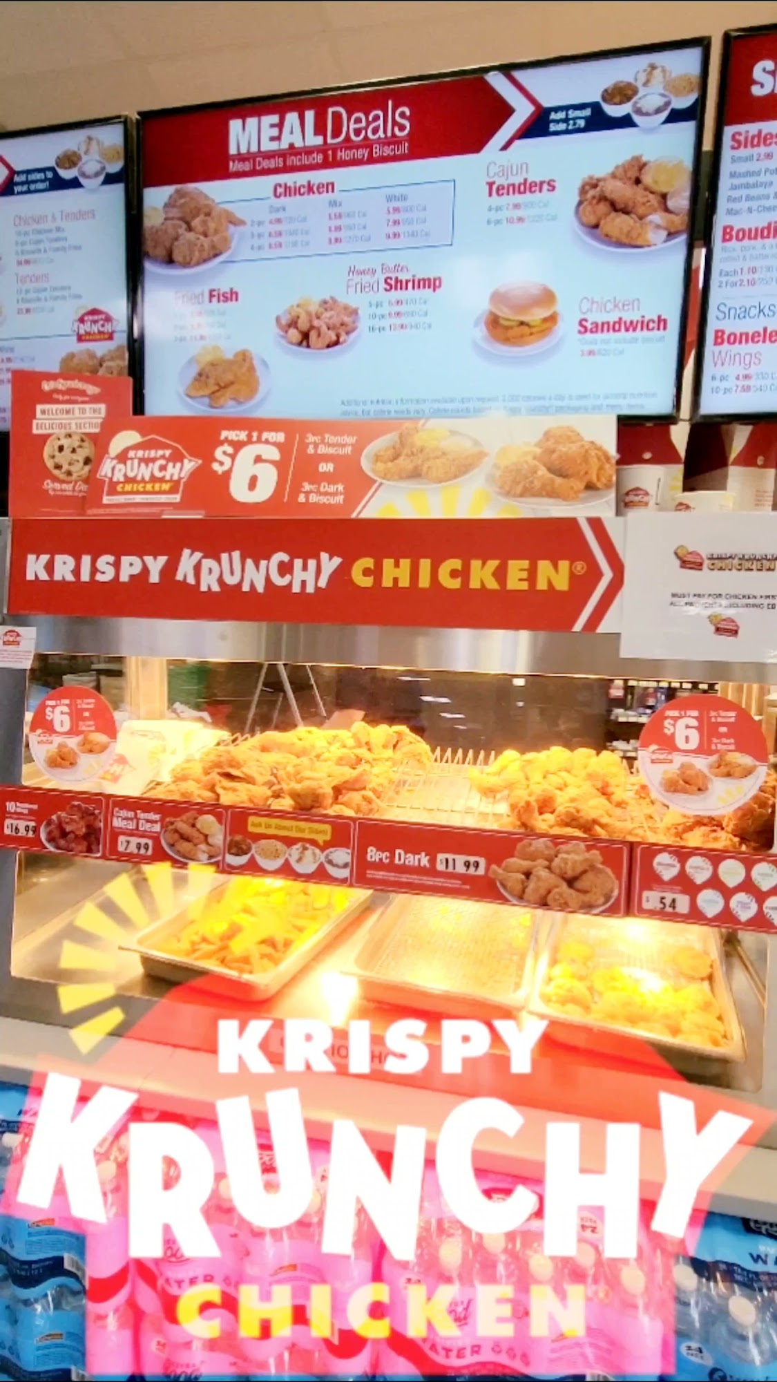 Krispy Krunchy Chicken Menu