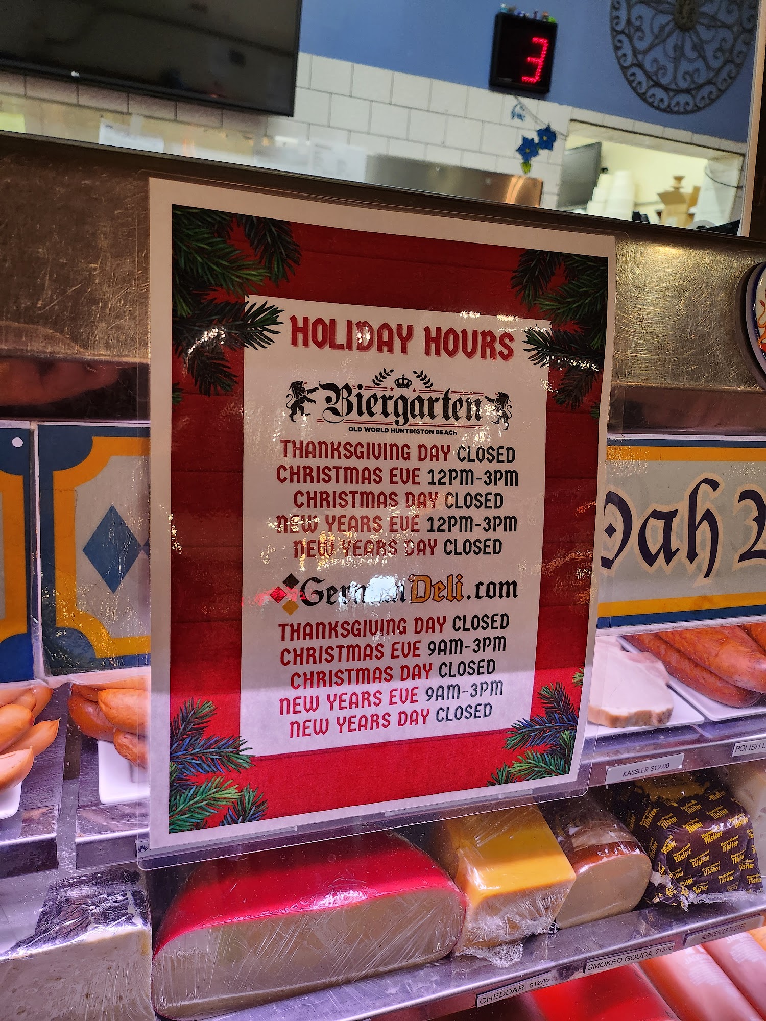 Gourmet Strudel & Cafe Menu