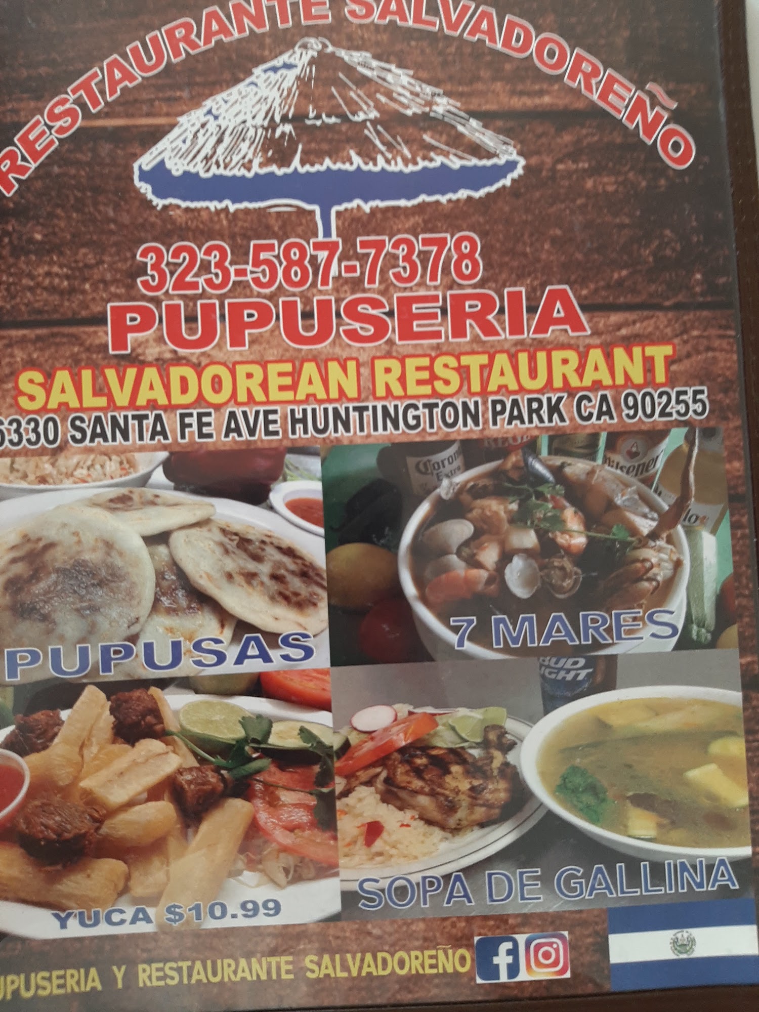 Jugos Pupuseria Menu