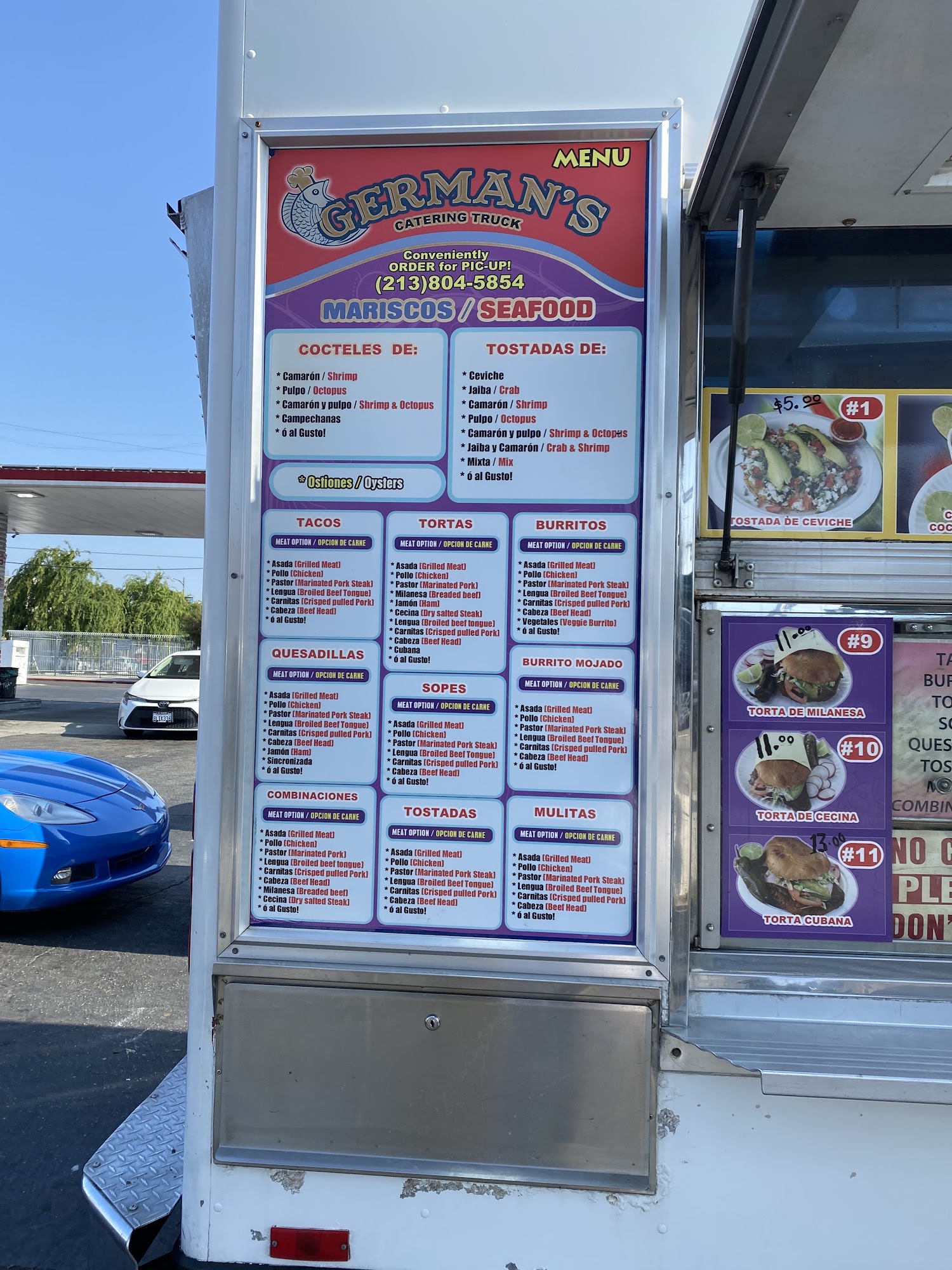 German's Catering Menu