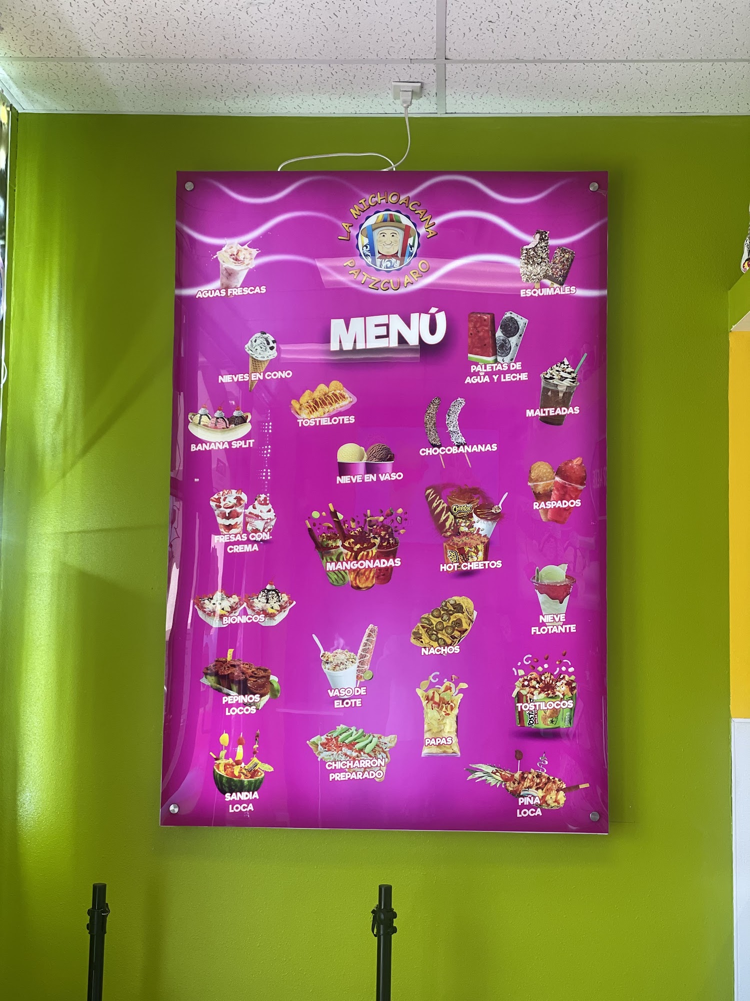 La Michoacana Patzcuaro Menu