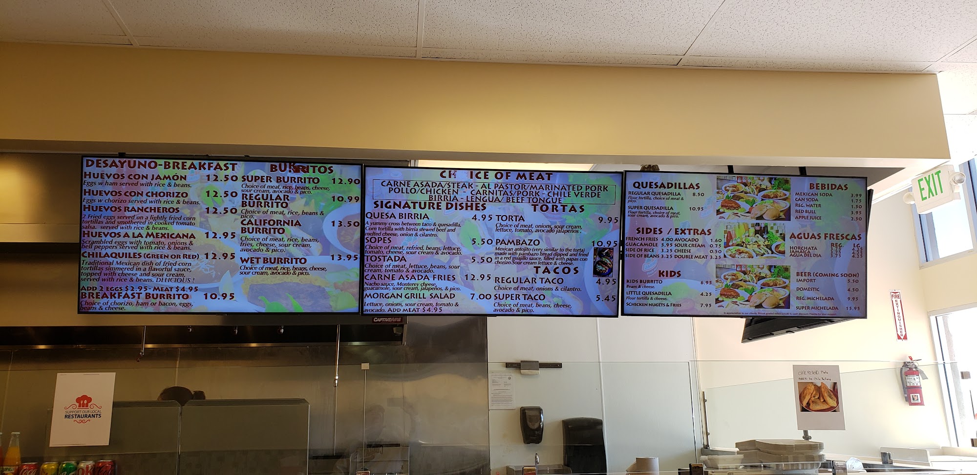 Guacamole Mexican Grill Menu